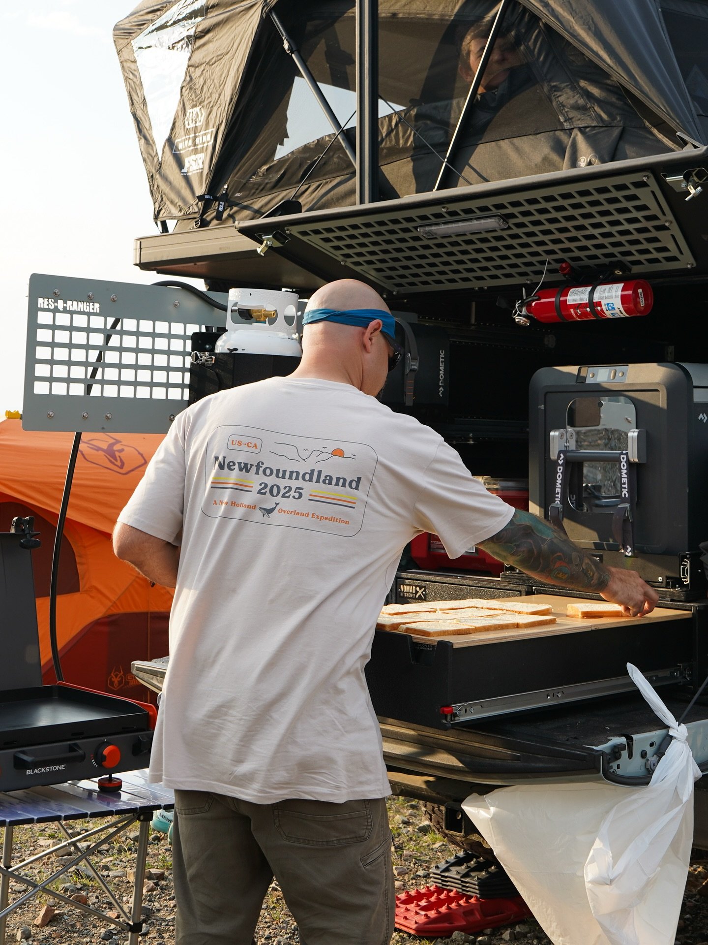 We design apparel for all different types of occasions, even expeditions to Newfoundland.