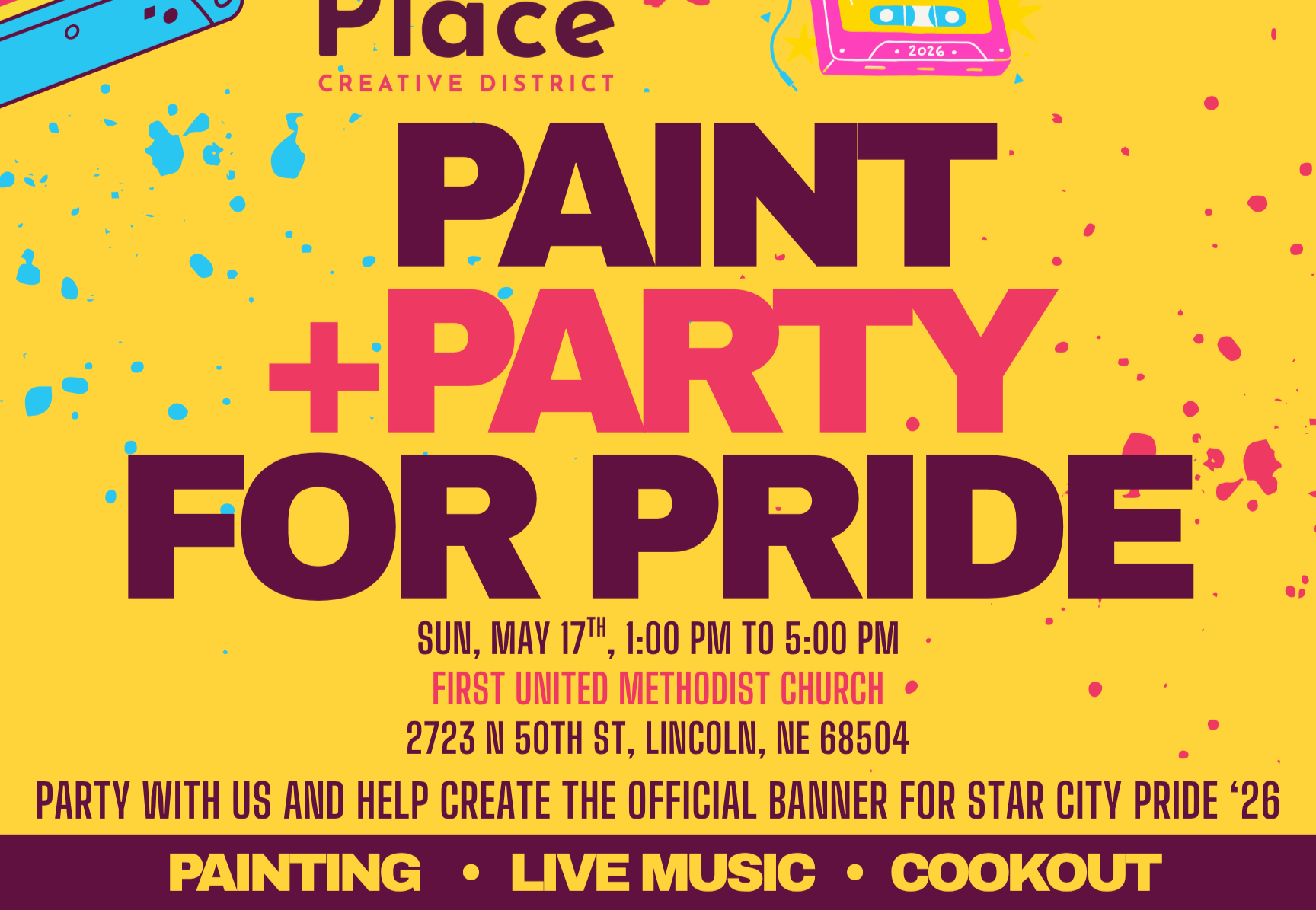 Paint + Party for Pride!