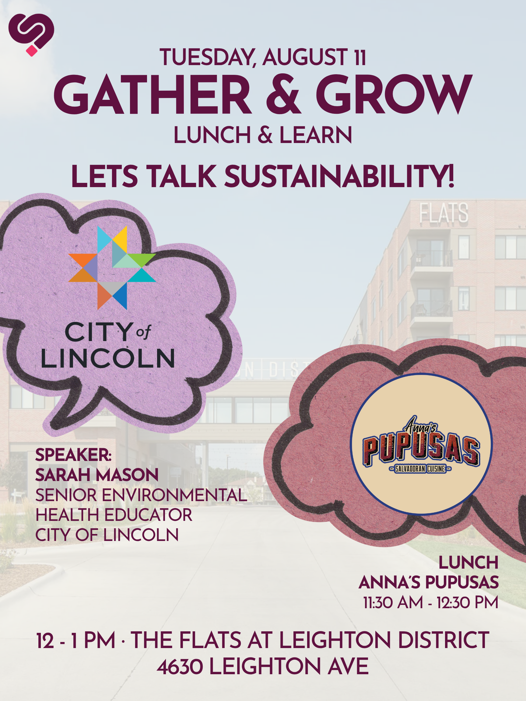 Gather &amp; Grow: Sustainability Lunch &amp; Learn
