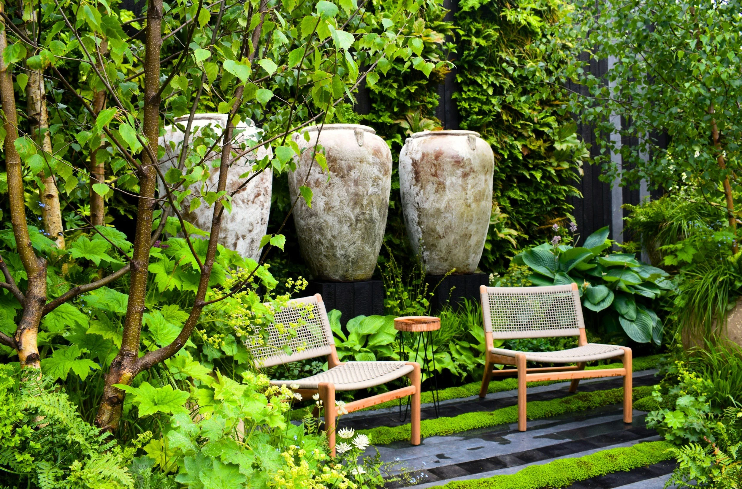 Shady garden design tips and cornerstone Plants