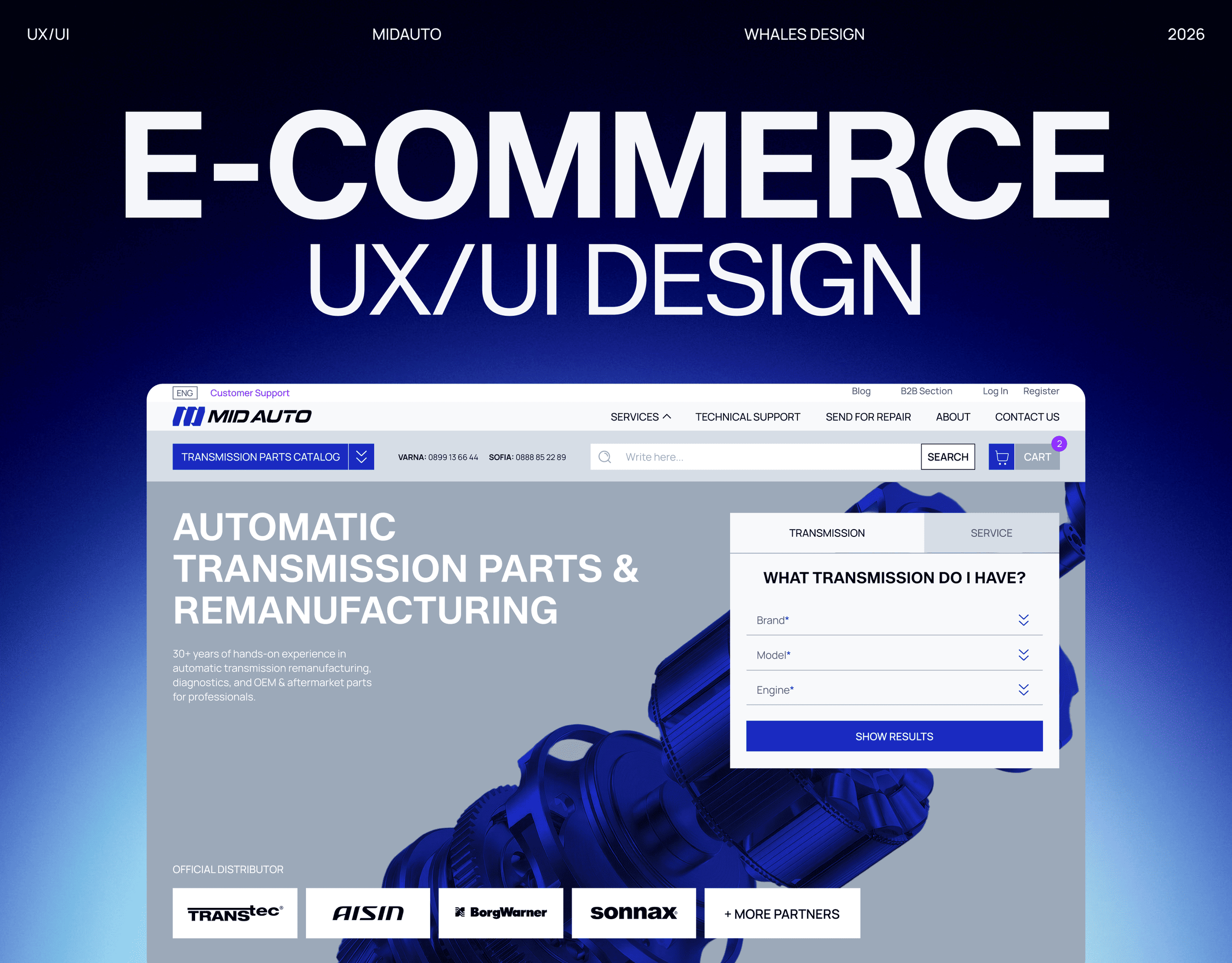 Visual Identity & Website for MID AUTO