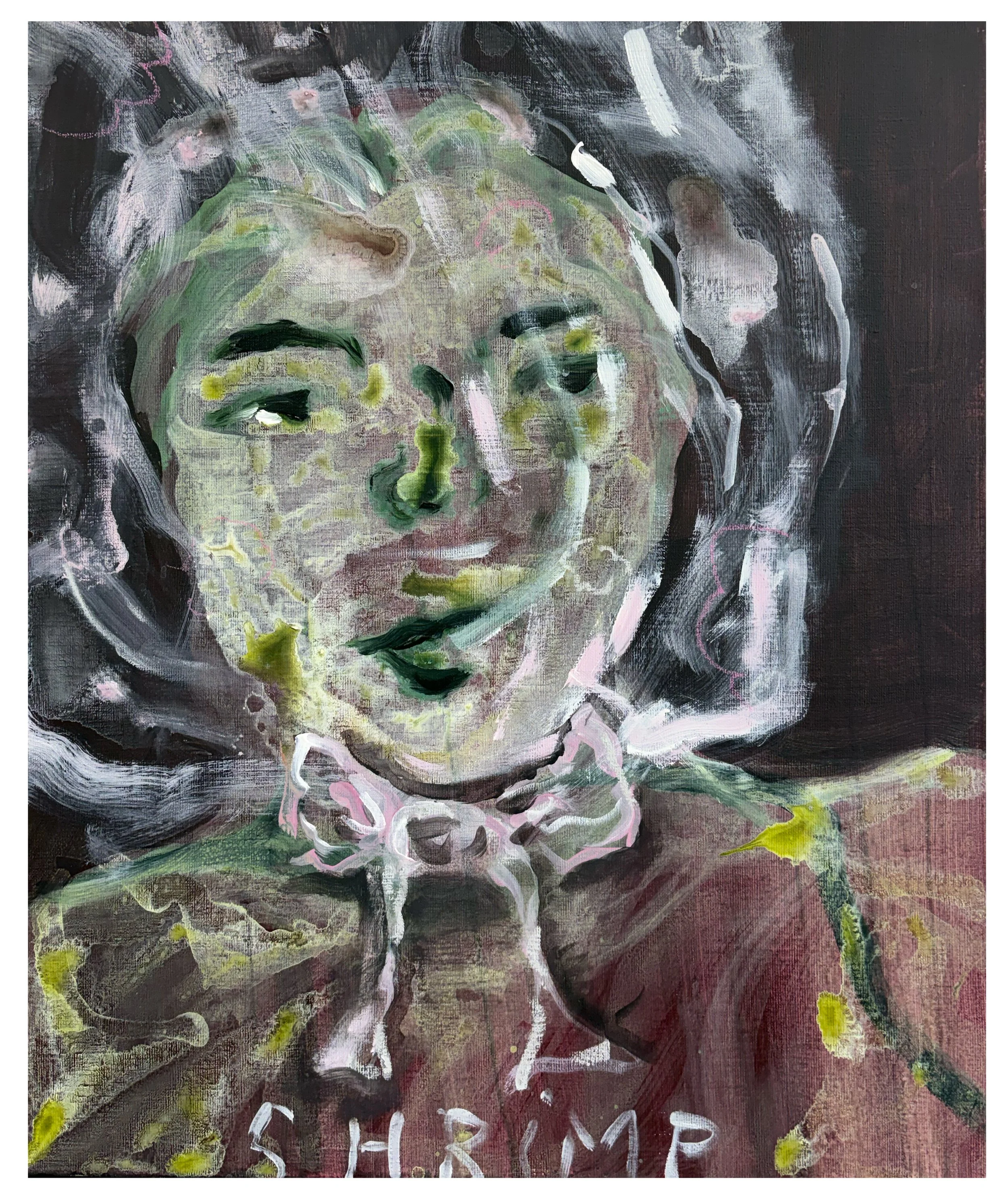  Katinka Huang
Shrimp, 2026
Acrylic and pastel on canvas
20 x 24 inches 