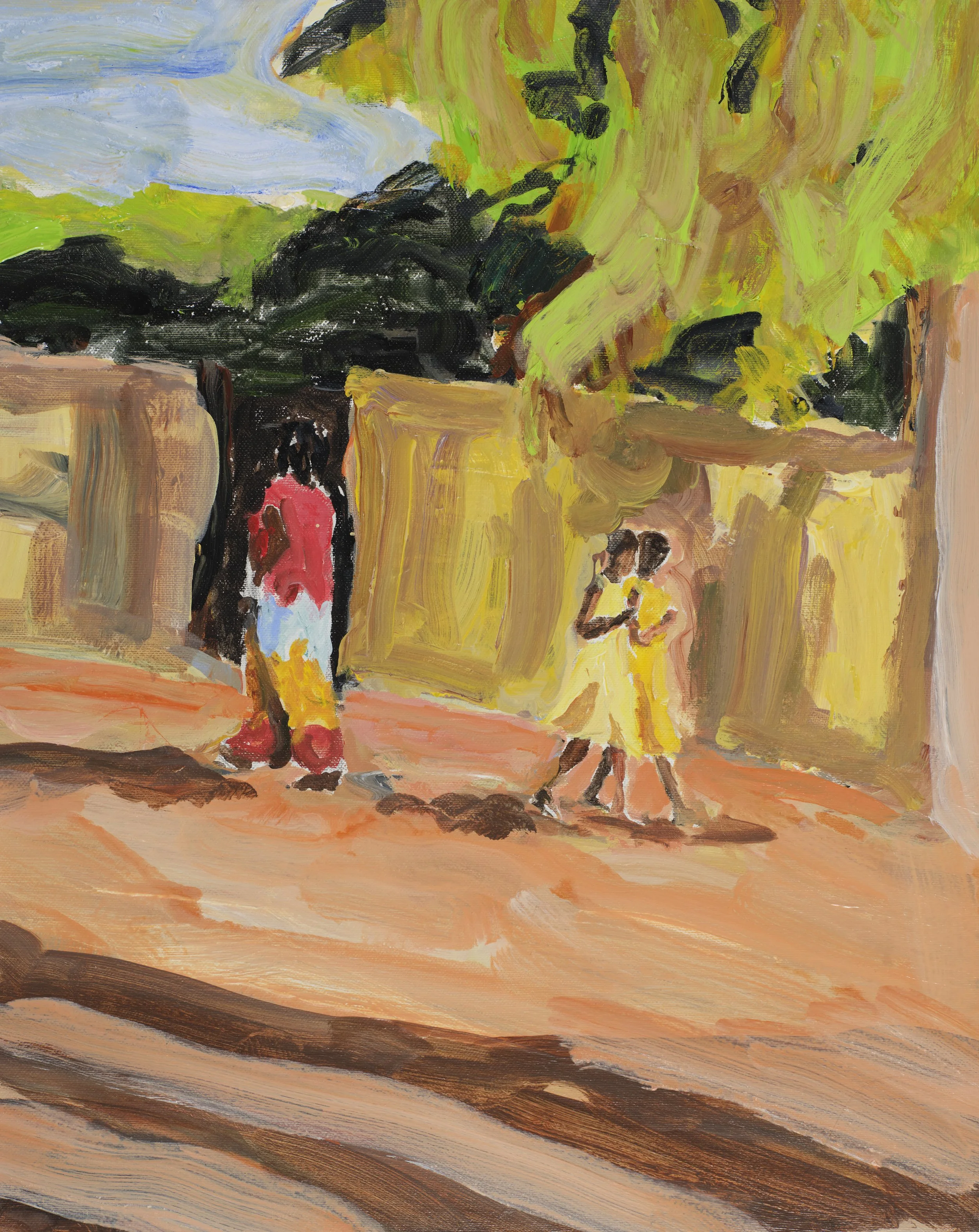 Matilda Forsberg, Golden hour, 2025, Acrylic on linen, 50 x 40 cm 
(20 x 16 inches)