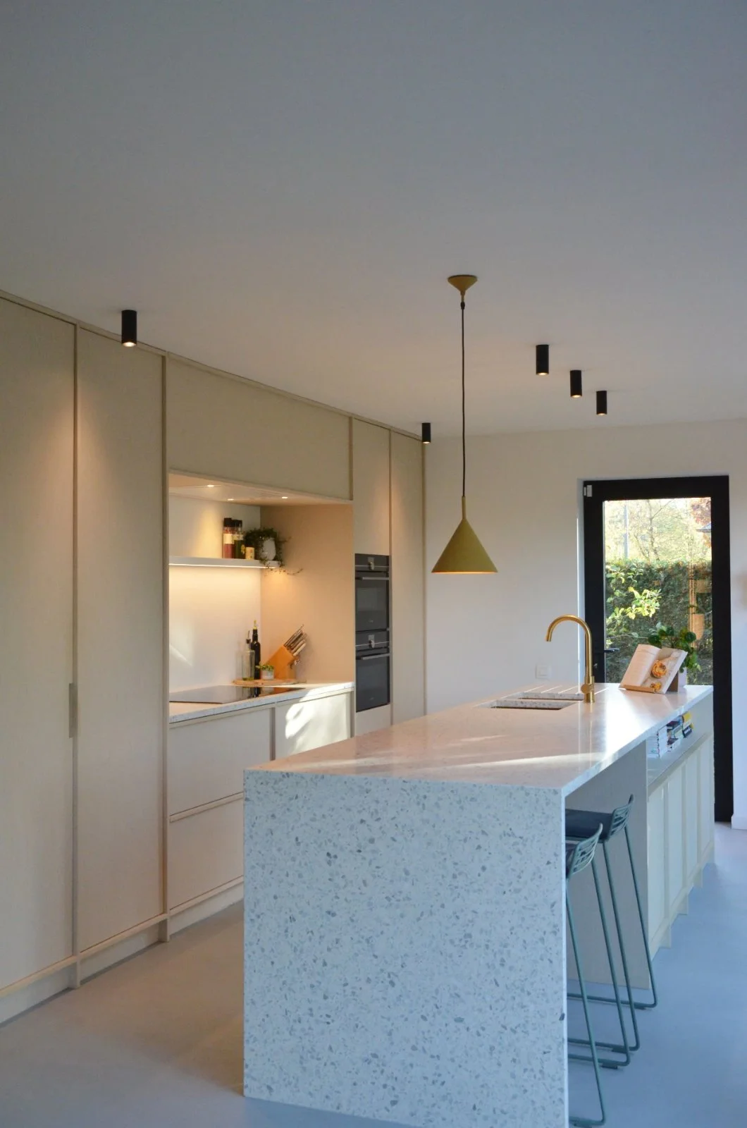 Keuken met terrazzo werkblad