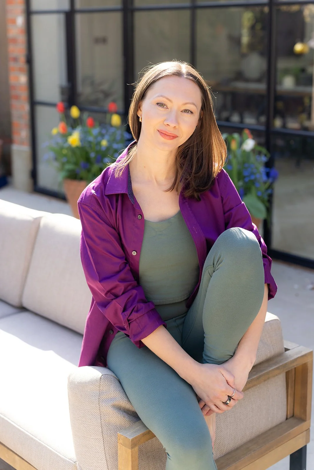 Irina Wolf, happy and smiling thanks to healthy lifestyle