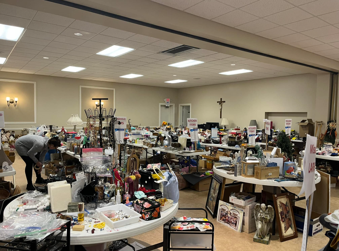Shelby county Right to Life Annual Garage Sale - to support prolife efforts and programs in the area community. Held each year in Russia, OH at the St. Remy Hall. 