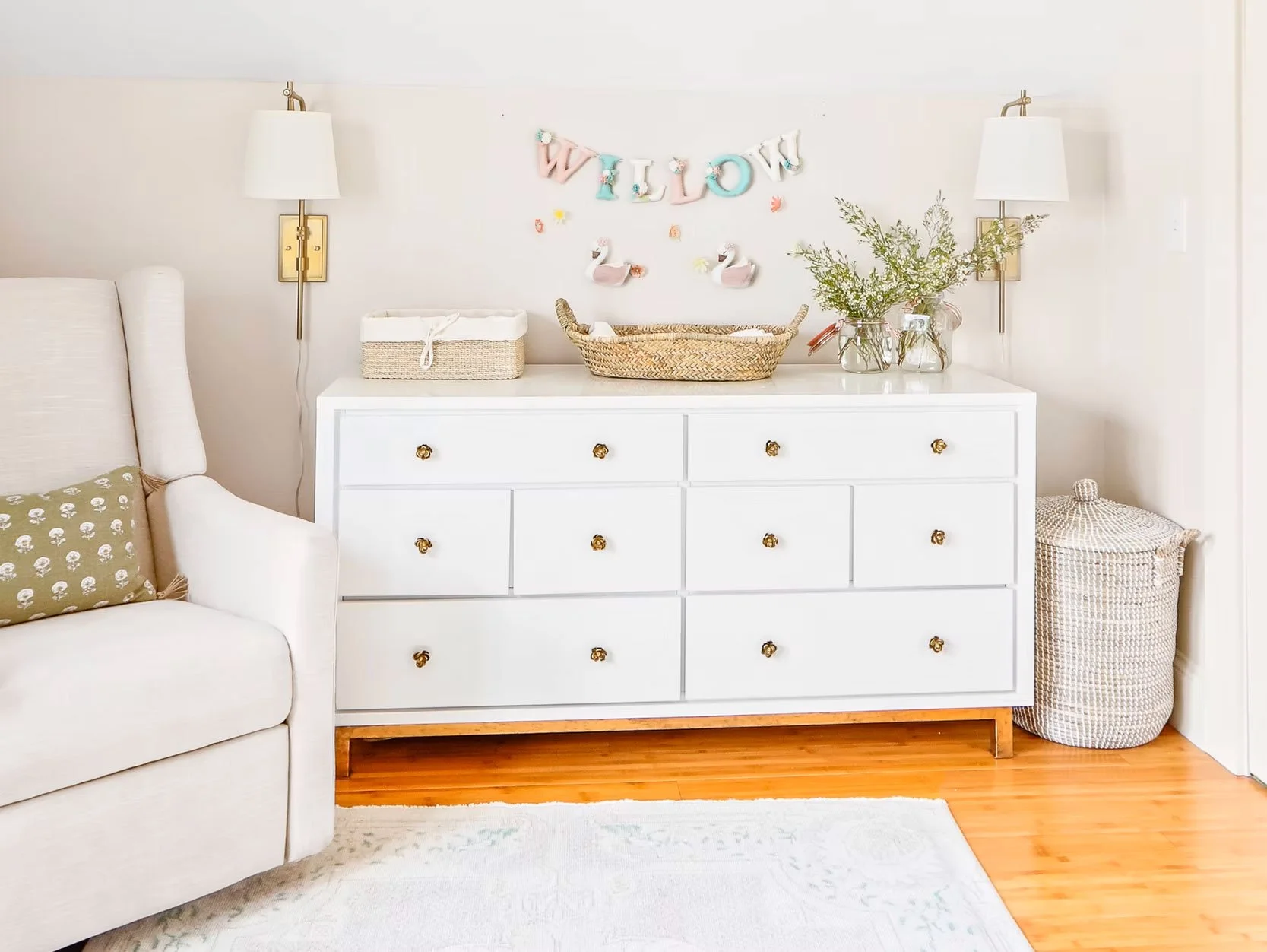 Willow's Nursery — Oliver James Interiors