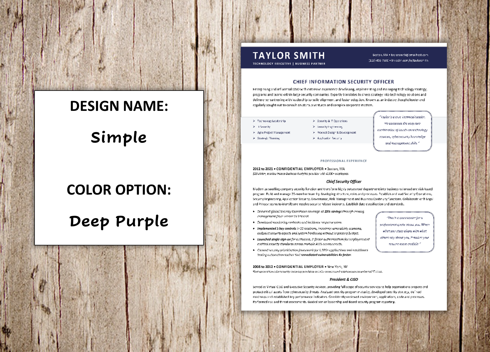 Simple Deep Purple Resume.png