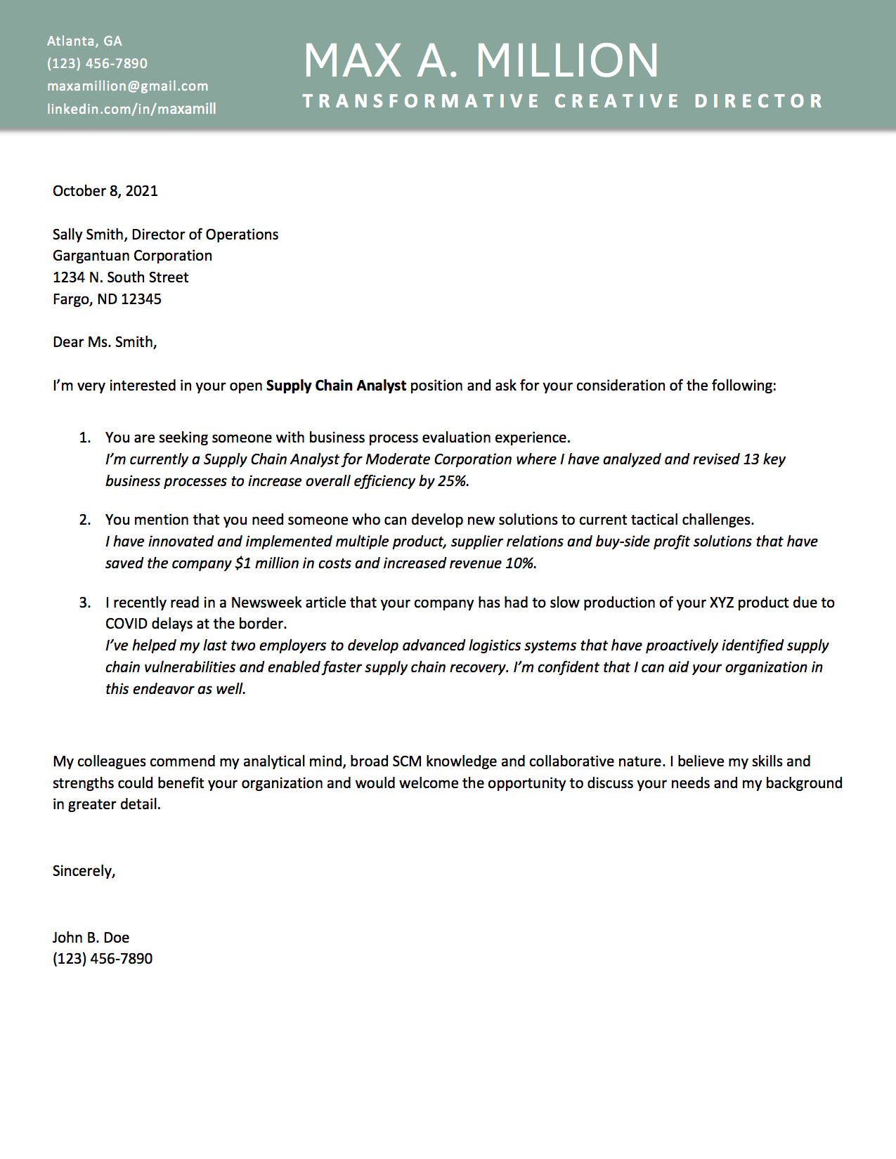 Cover Letter Template by MyPro - Networking - Cyan - Sample.png