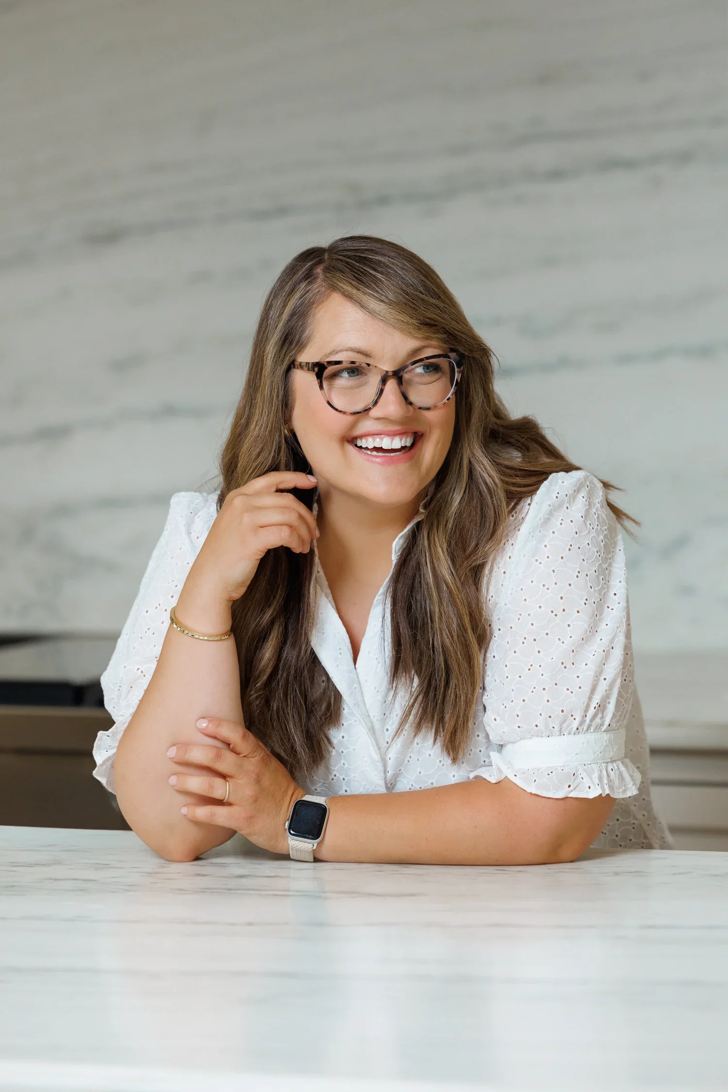Woman owner of professional organizing business