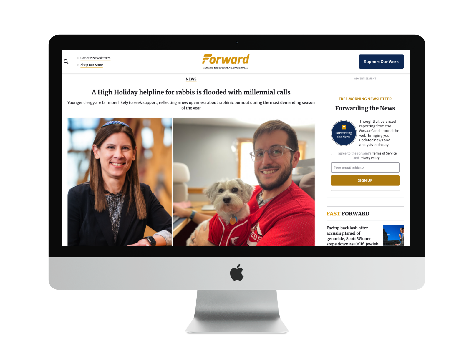 Atra article in Forward