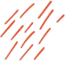 Abstract pattern of diagonal orange and pink lines on a dark background.