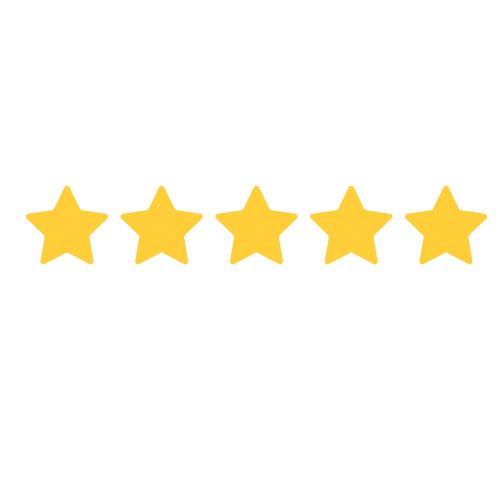 Five-star rating icon representing client testimonial feedback