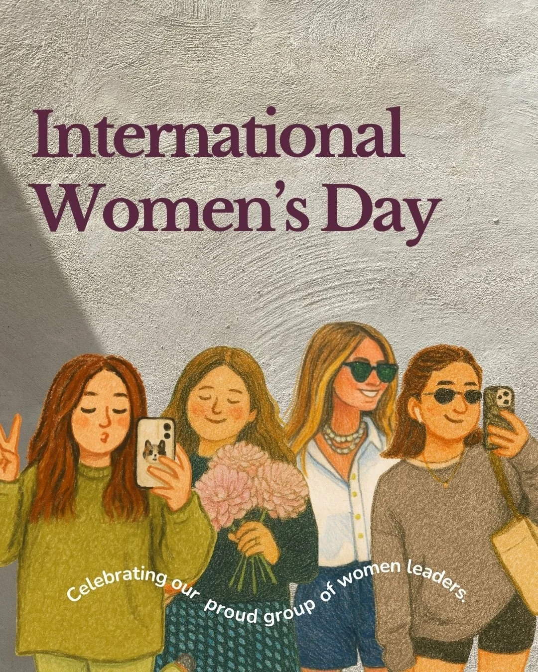 We make social feel less chaotic and more connected, and that starts with who's in the room.

This is who's in your corner when you work with our women-founded/women-owned/women-led team.

Happy International Women's Day 🍐🫶🏼