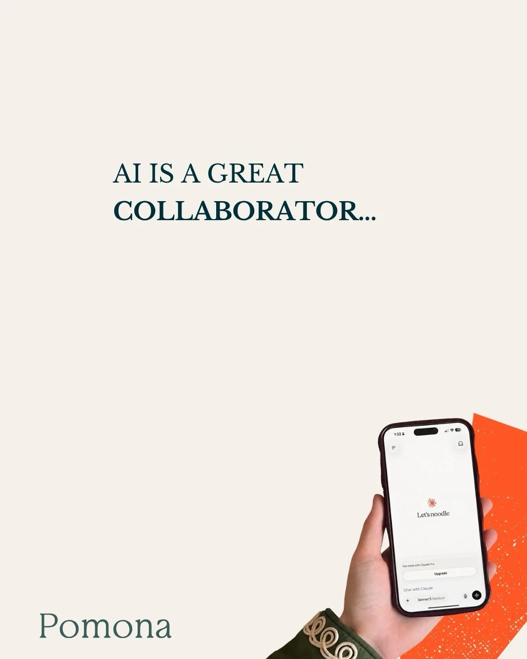 Real Pomona people make content for our clients, but you can find us using a Canva AI tool to save some time 🙂&zwj;&harr;️