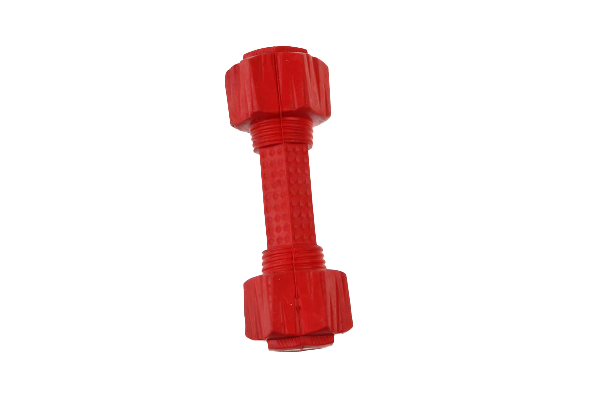 Jouet ultra strong haltère 19 cm x 7 cm