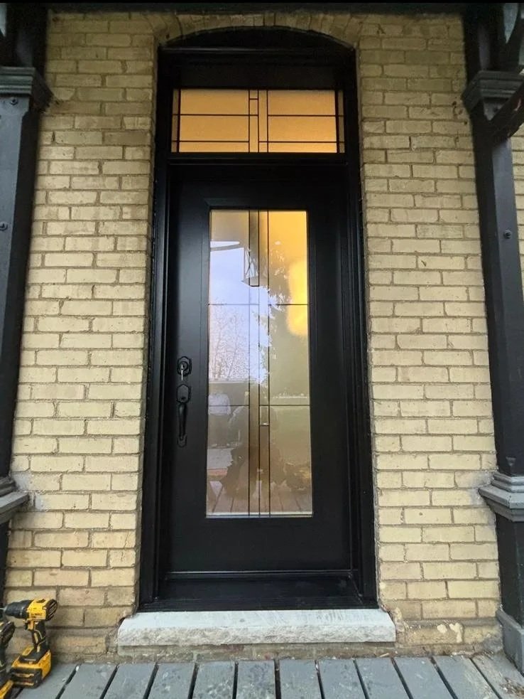 3/4 Lite with Arima Patina Glass 