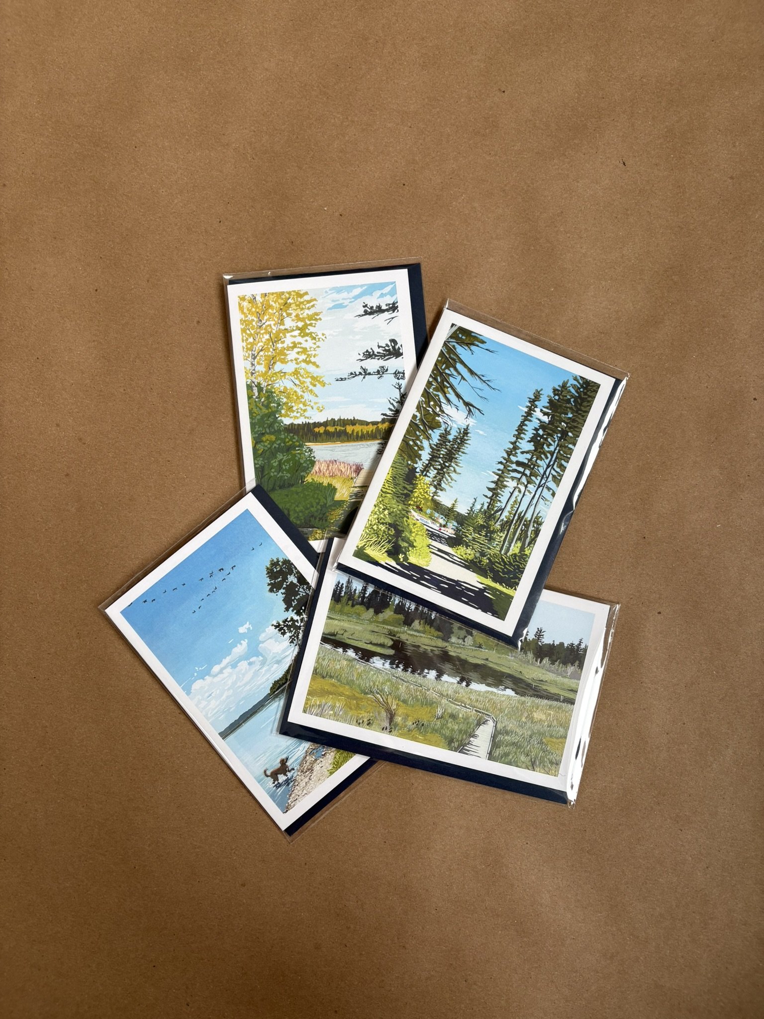 "Wasagaming" Card Set (4 Pack)