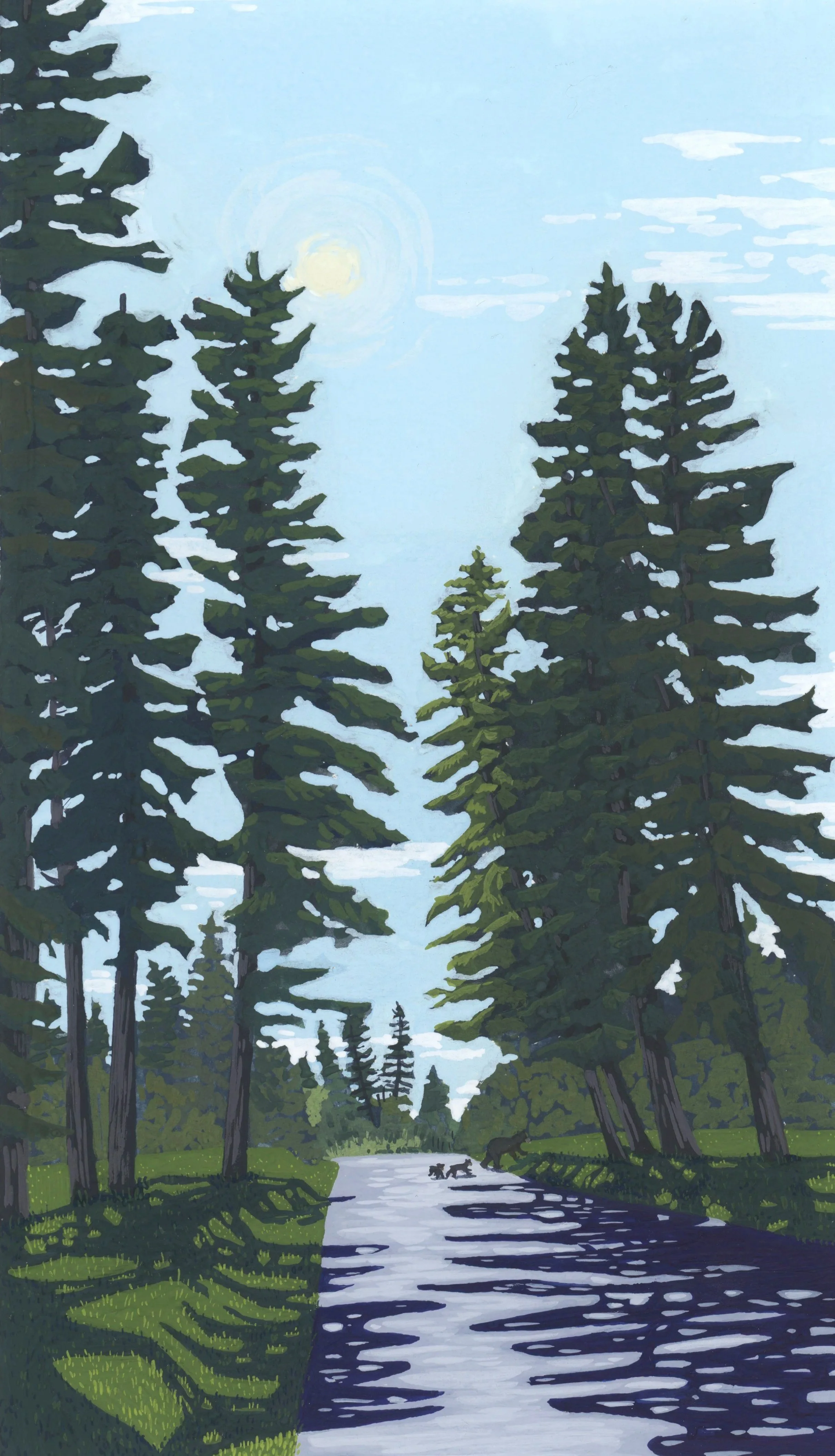 "Wasagaming Drive" Print