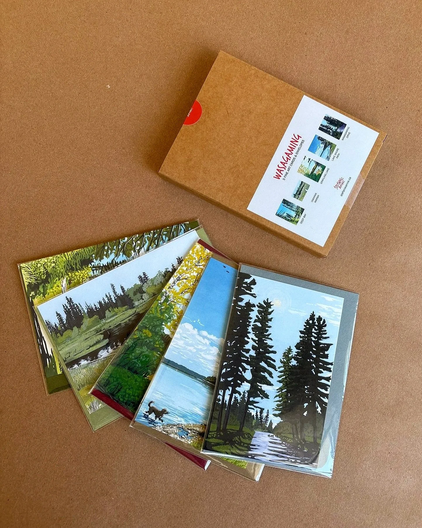 "Wasagaming" Card Set (5 Pack)