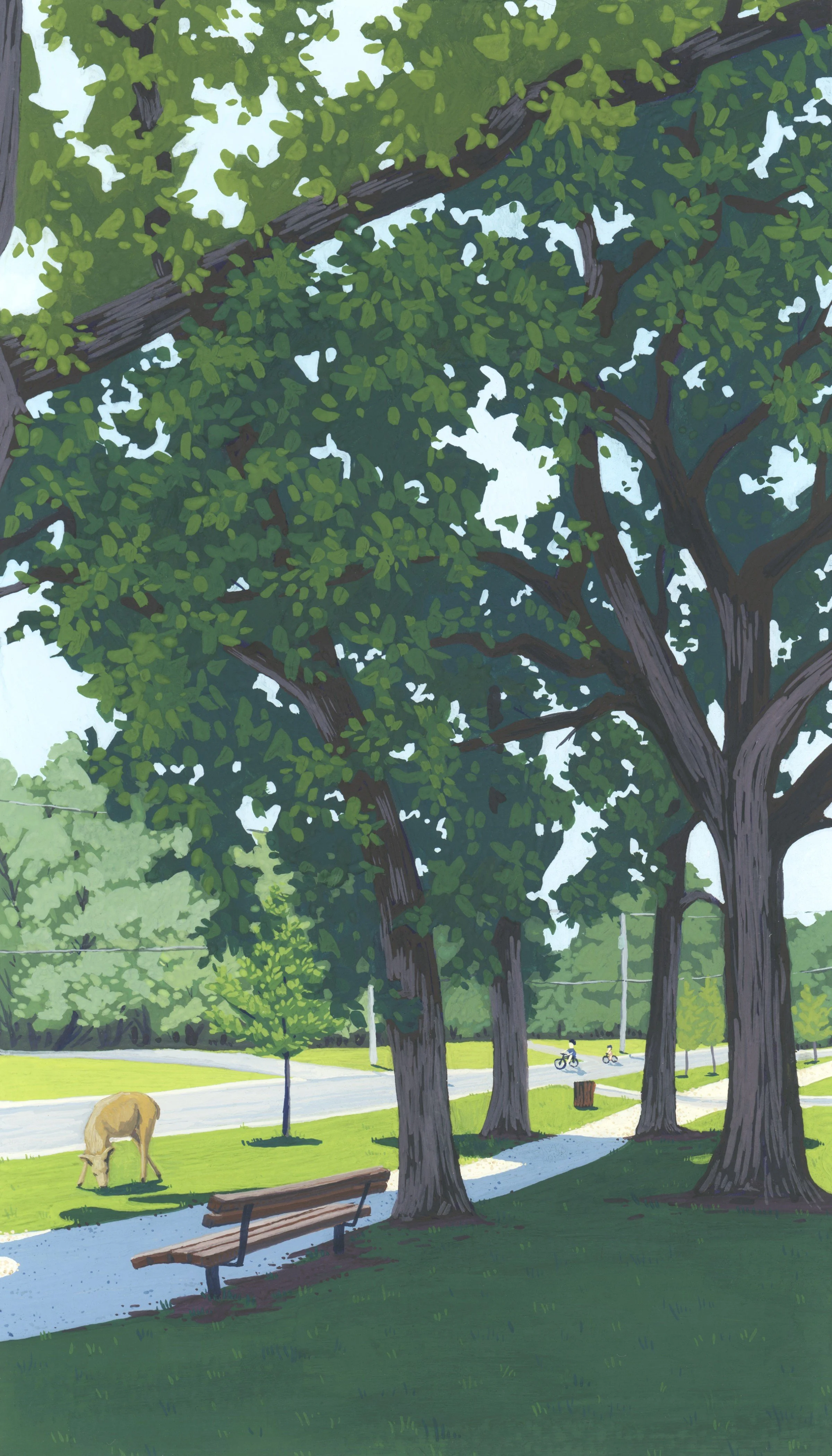 "Summer on Wellington" Print