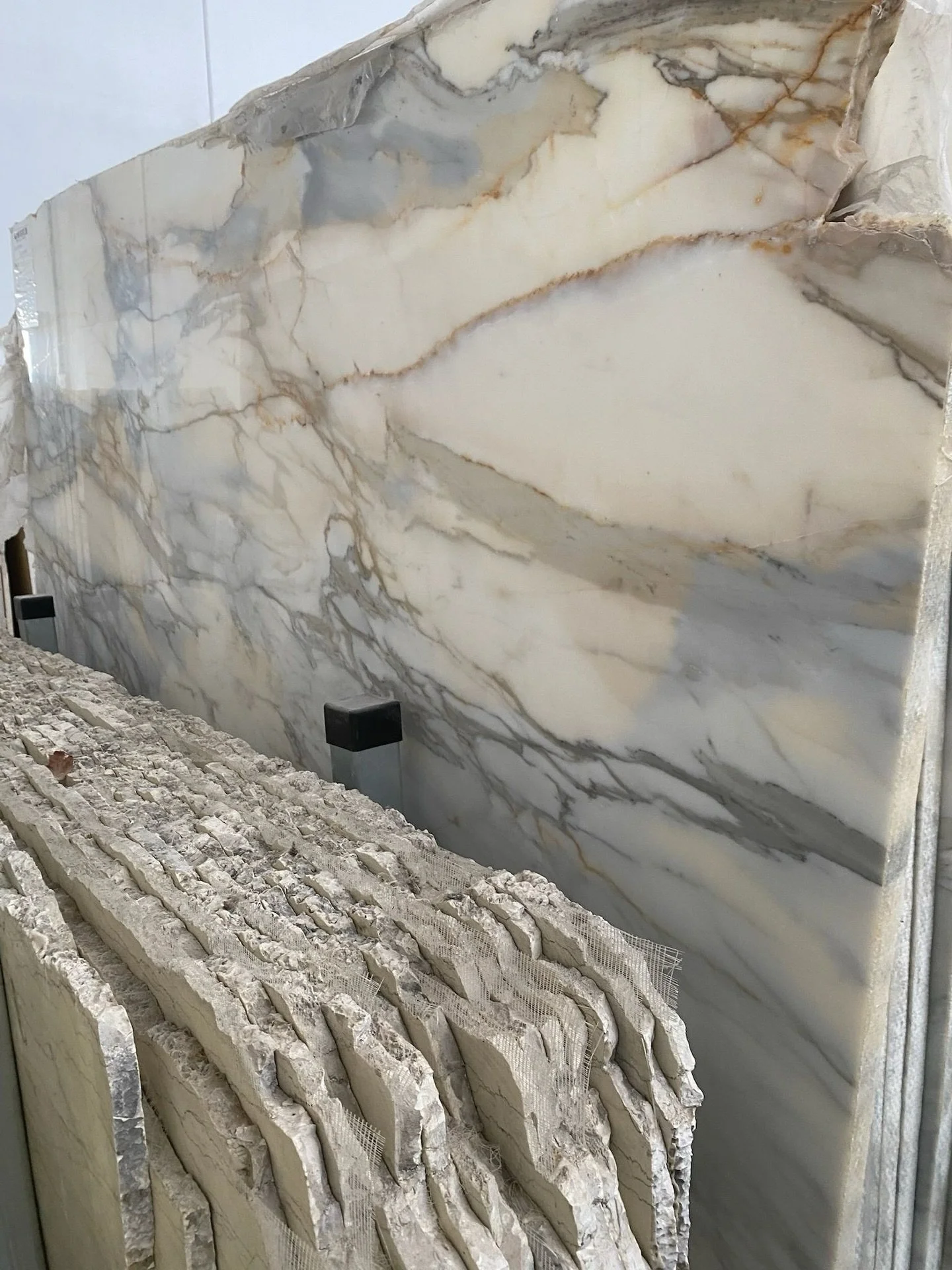 Last week I was in Verona sourcing marble for the bathrooms in my Tuscany project. The beauty in each slab is breathtaking; there is so much character and variation in each piece- it&rsquo;s always such a treat to see the slabs in person. I love to b