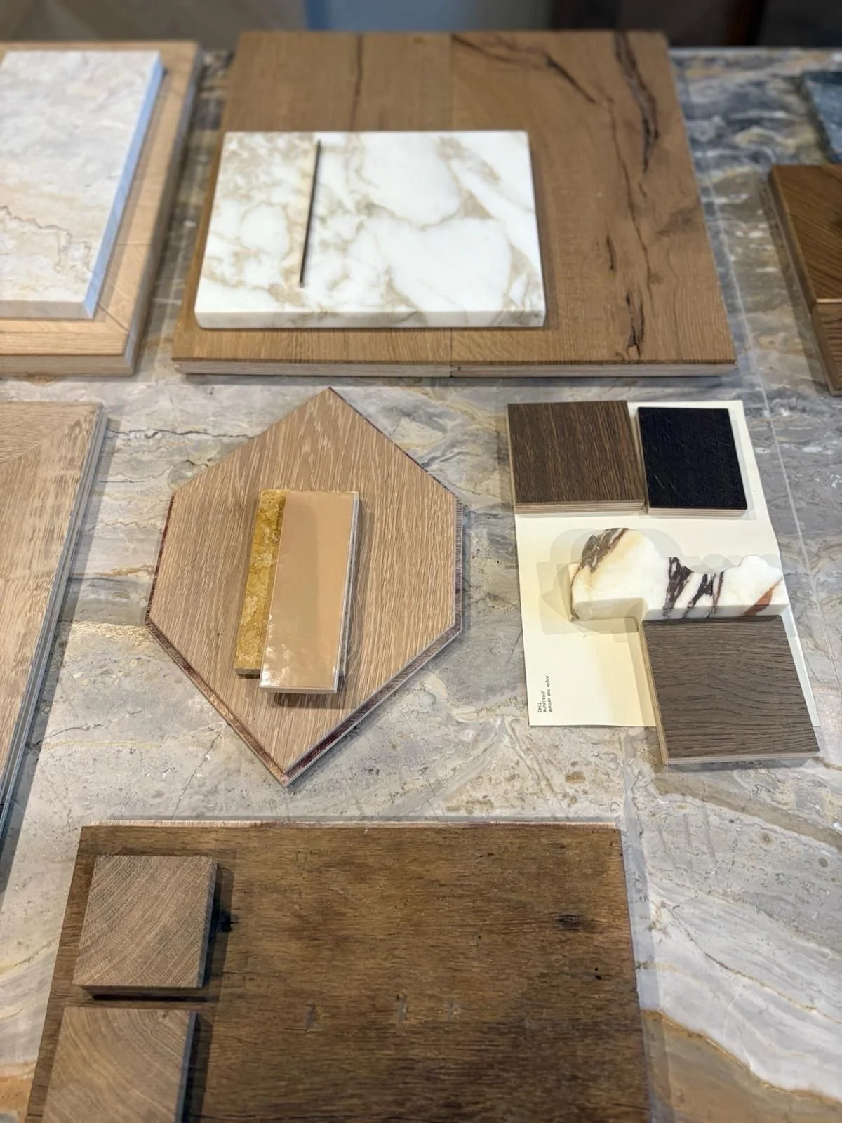 I&rsquo;m at @trunkfloor this week and so excited to see the made up samples for my Tuscany project. 

We have gone with a beautifully warm honey hue with some select grade knotting for the Master Bedroom and Dressing Area. The other areas still carr