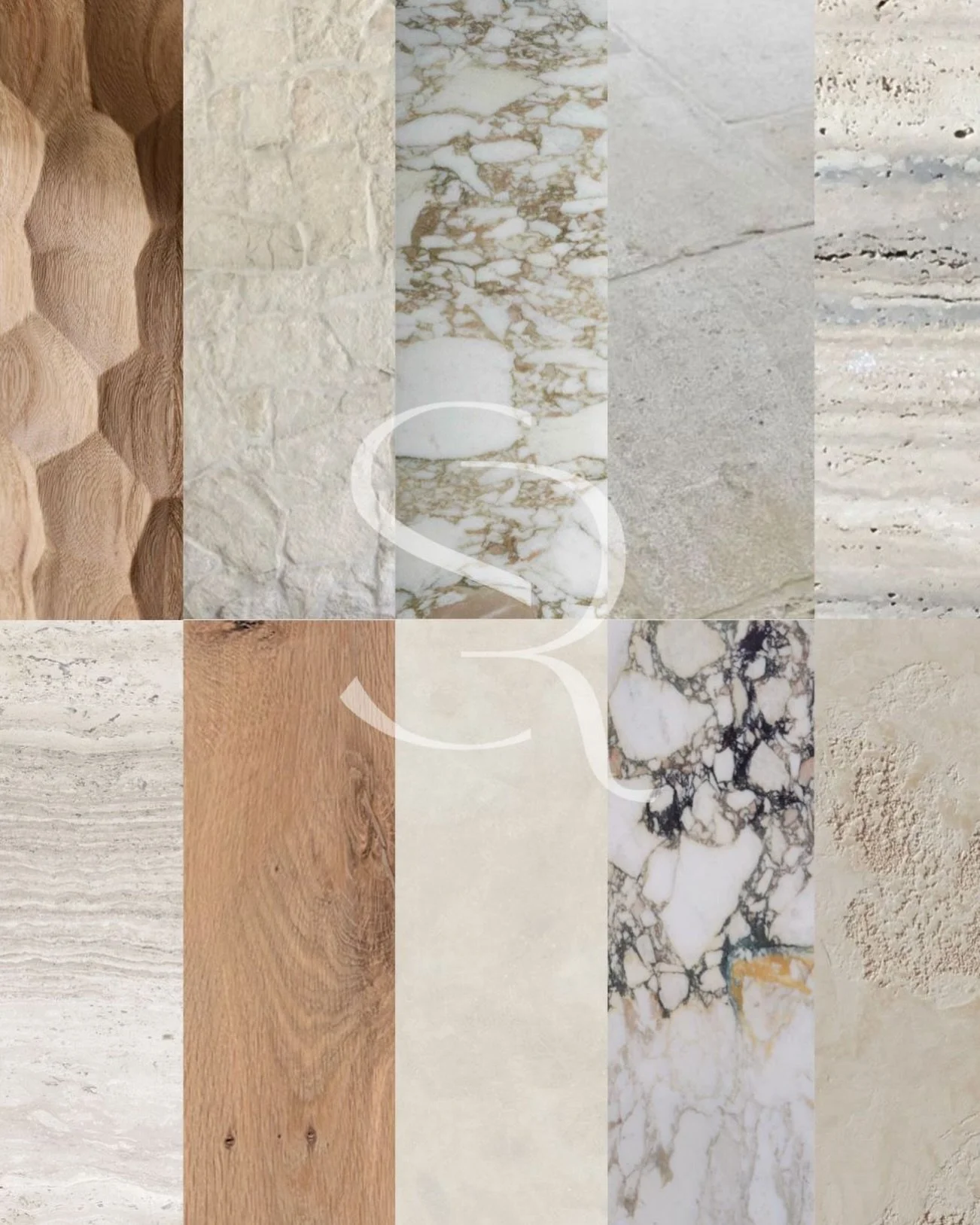 Project Tuscany- Hard Finishes ✨ 

Project Tuscany&rsquo;s hard finishes palette blends tactile woods and weathered stones with warm, earthy travertines and the bold presence of veined marble.

Marble, wood, and stone come together to create a space 