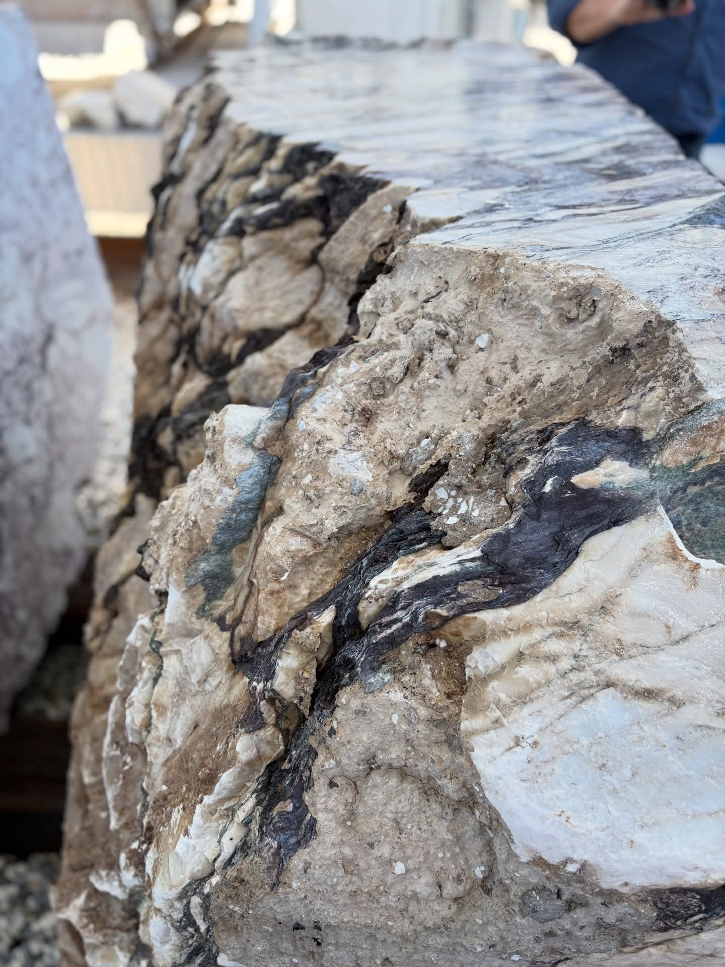 Marble sourcing in Carrara and Massa 🤍 

Why I always go to source each piece myself&hellip;.

There&rsquo;s something about standing in a Carrara marble yard that puts everything into perspective. These aren&rsquo;t just slabs &mdash; they&rsquo;re