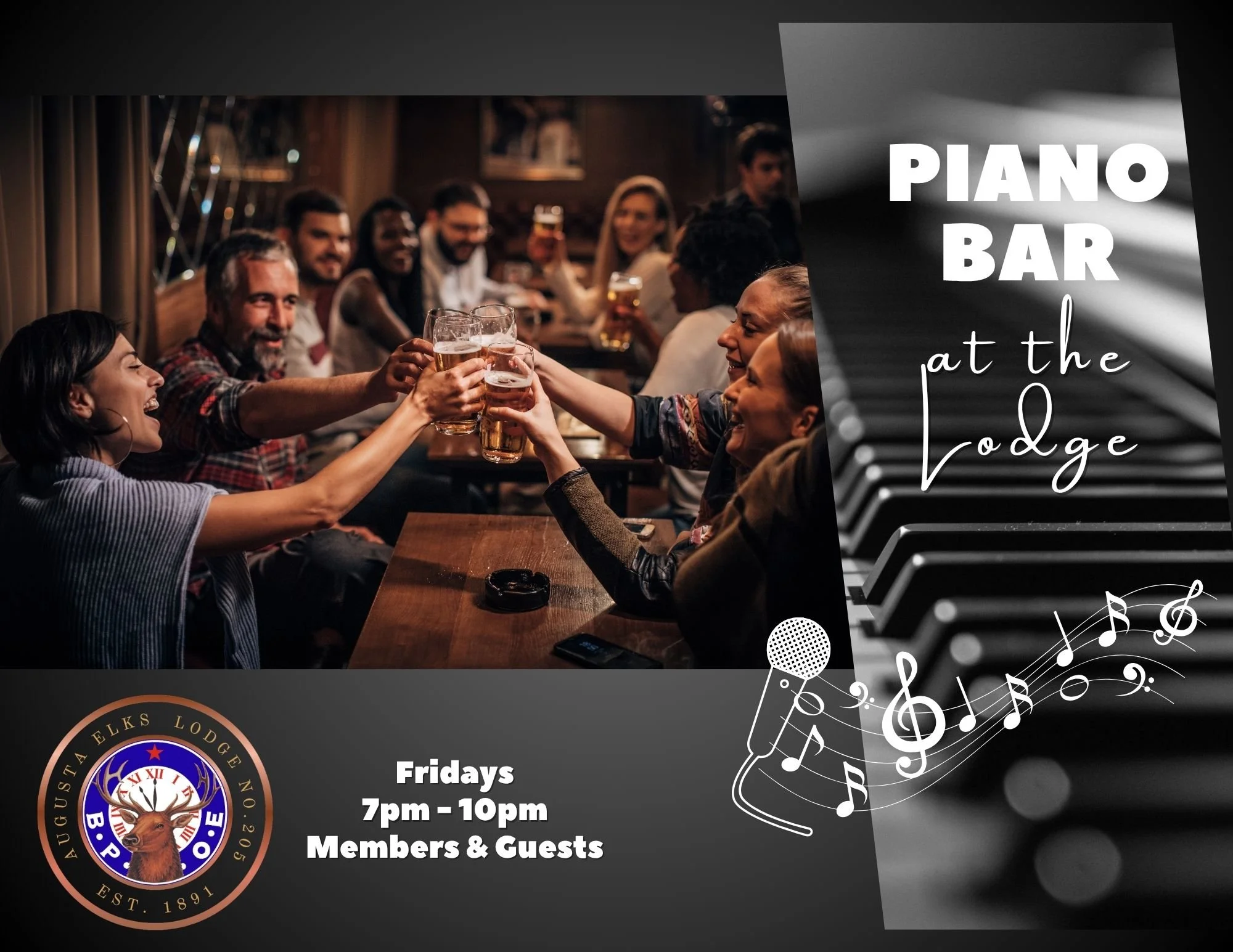 Piano Bar Night at the Lodge!