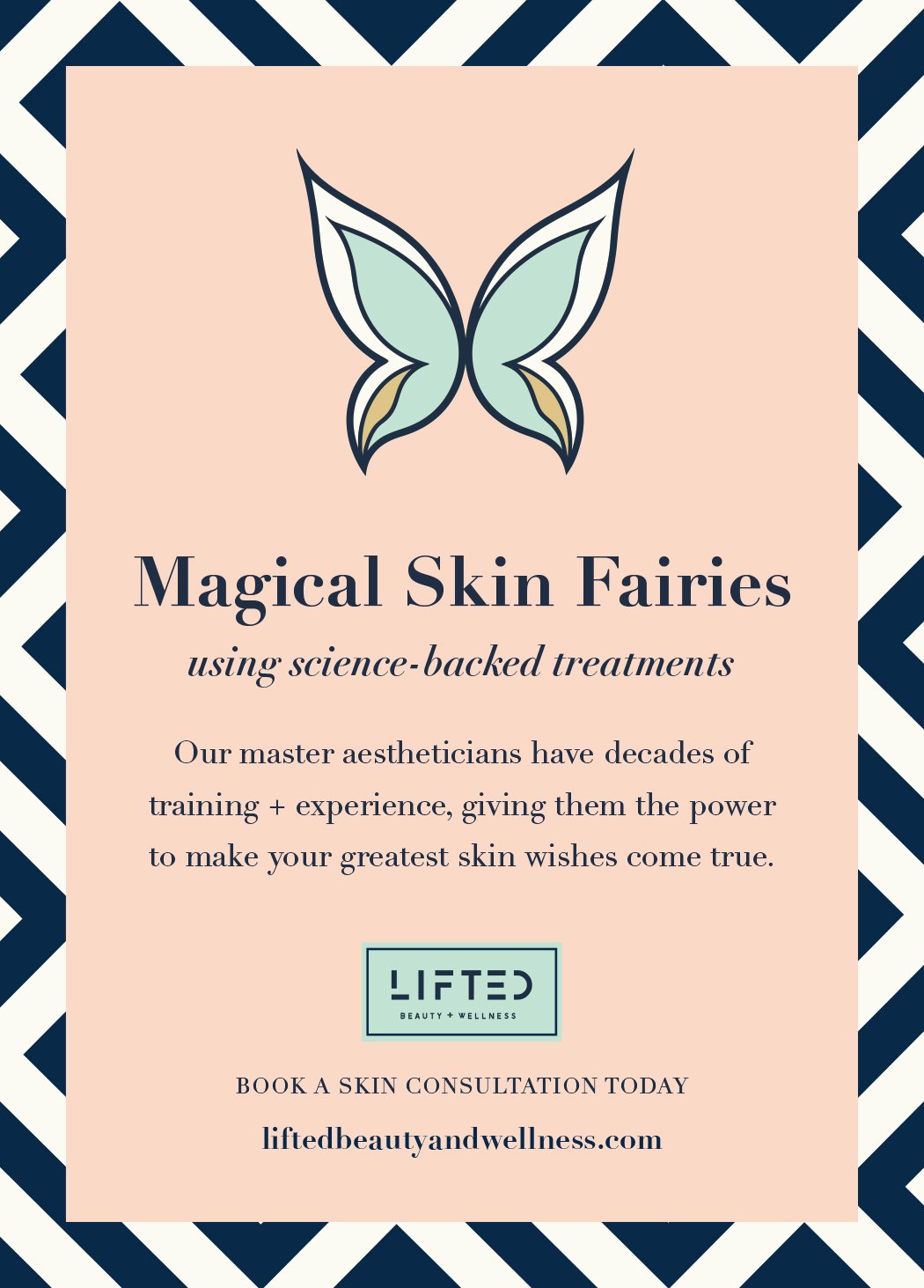LIFTED BEAUTY + WELLNESS PRINT AD