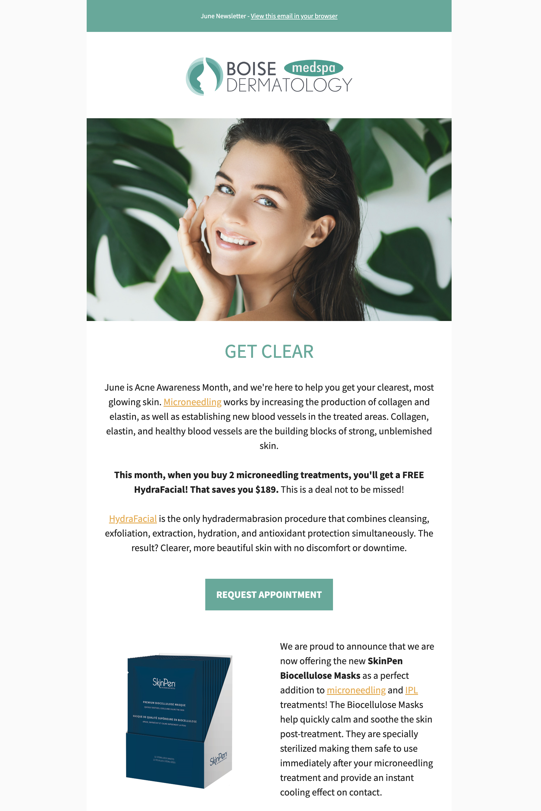 BOISE DERMATOLOGY (click image to view full email)