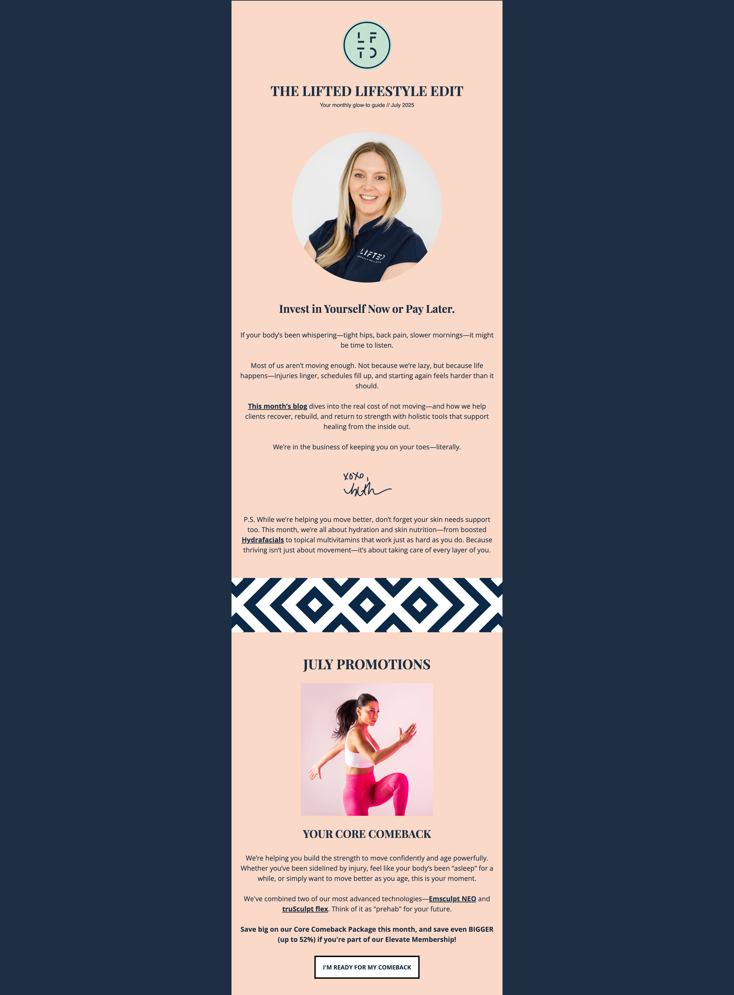 THE LIFTED LIFESTYLE EDIT (click image to view full email)