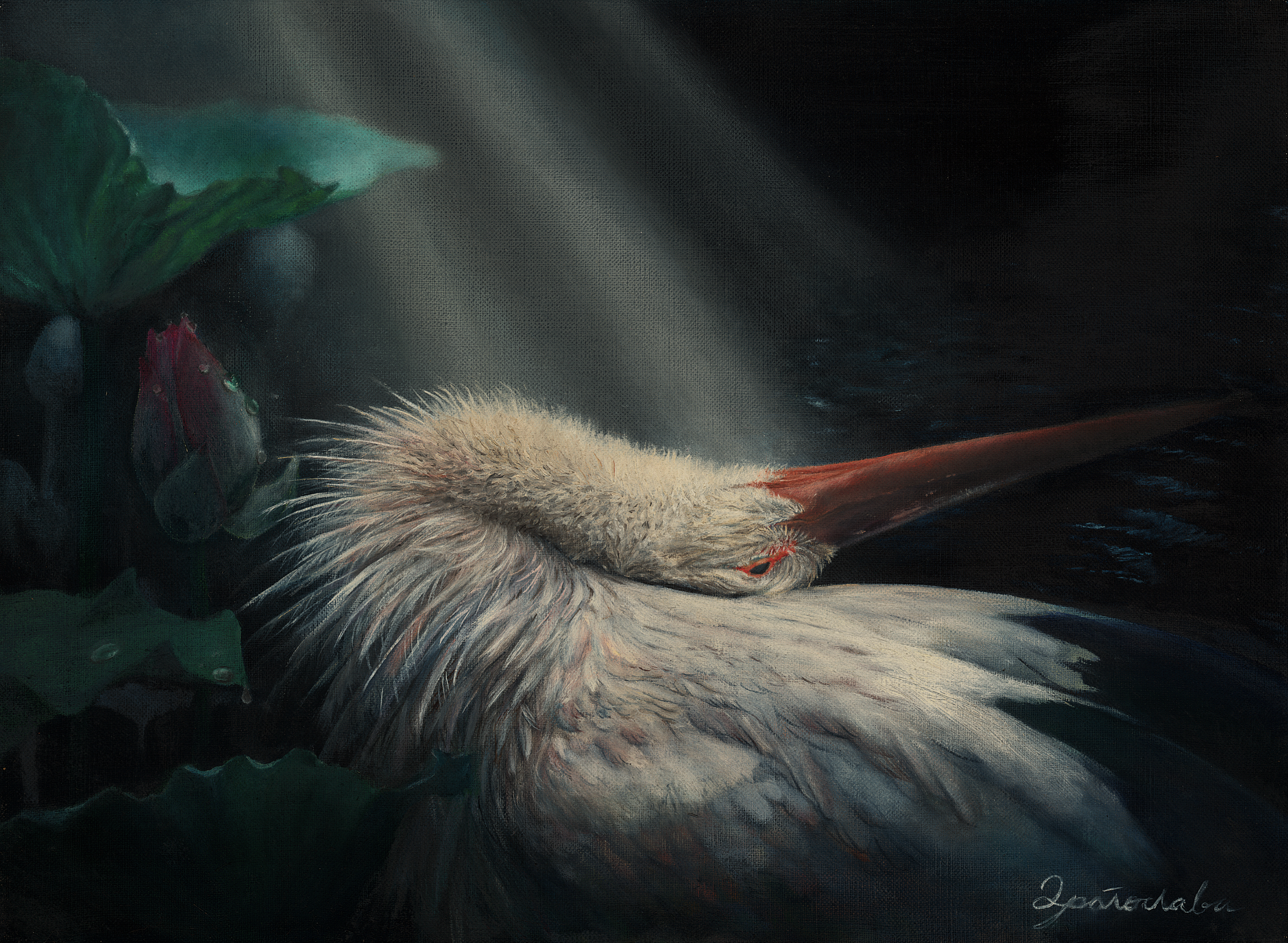 Moonlight Series, "Flower Moon" ,
P8, Oil on Canvas,
Available