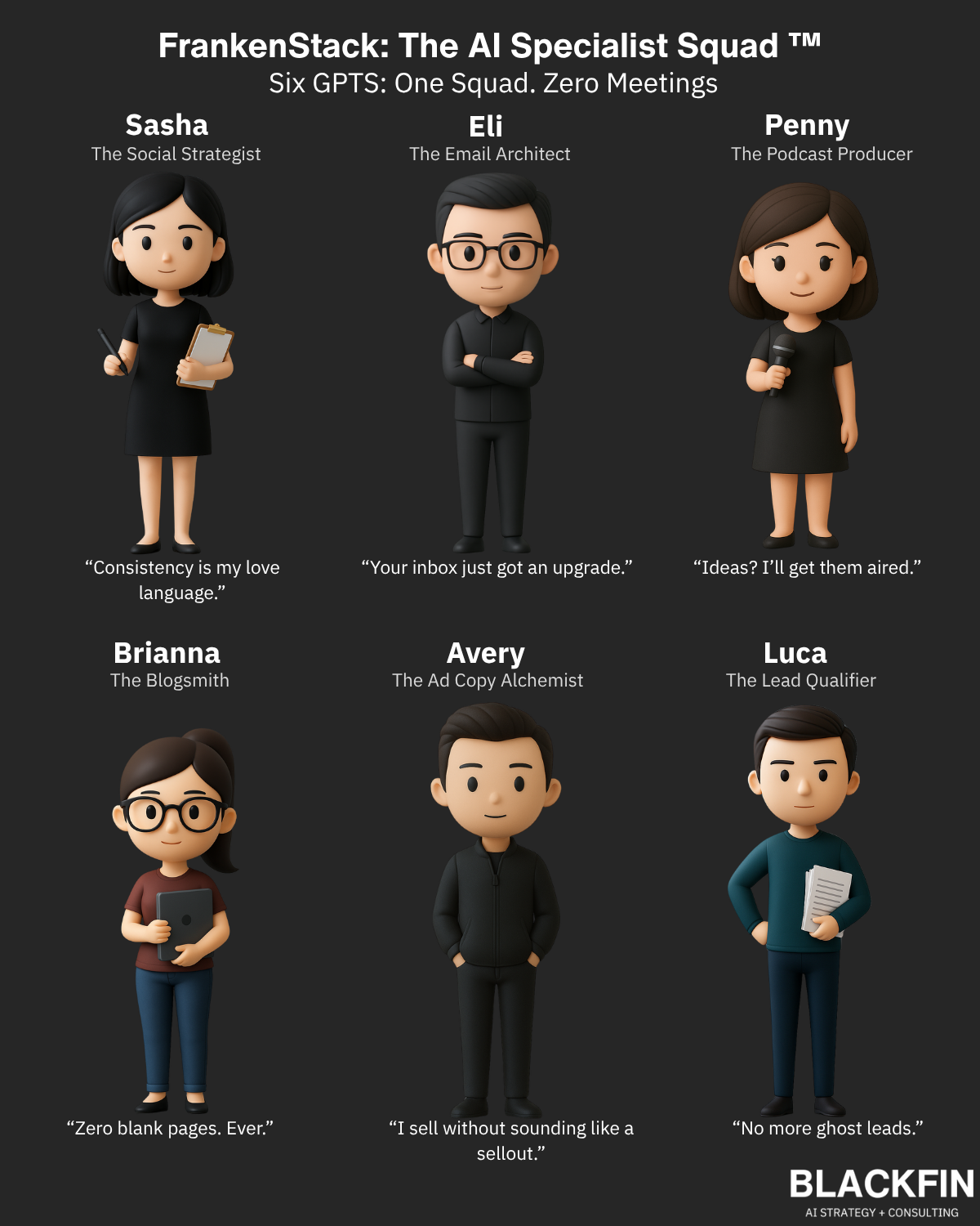 Meet FrankenStack™: The AI Specialist Squad Built to Scale Your Business (Without Hiring a Team)