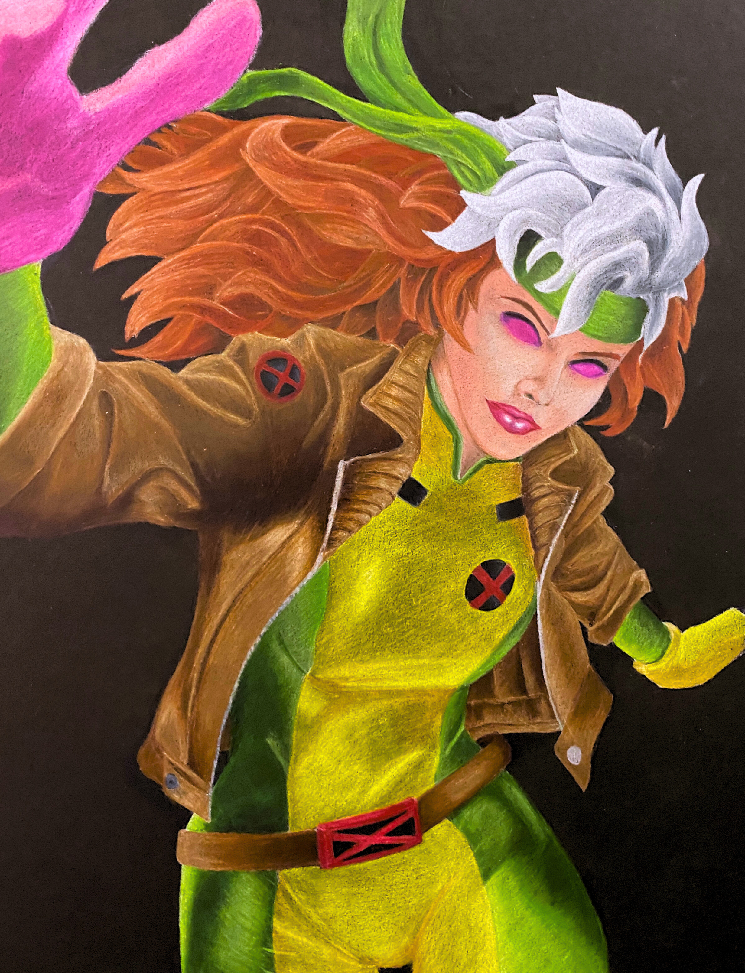 Art print of Rouge from the X-men