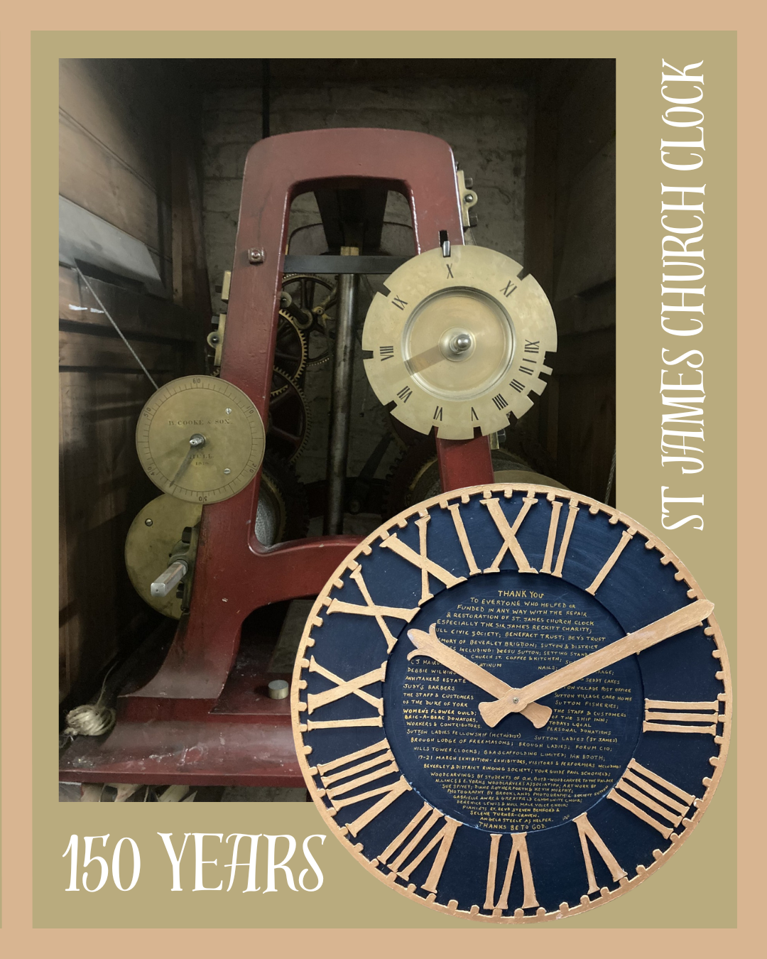 Rededication of St John's Church Clock