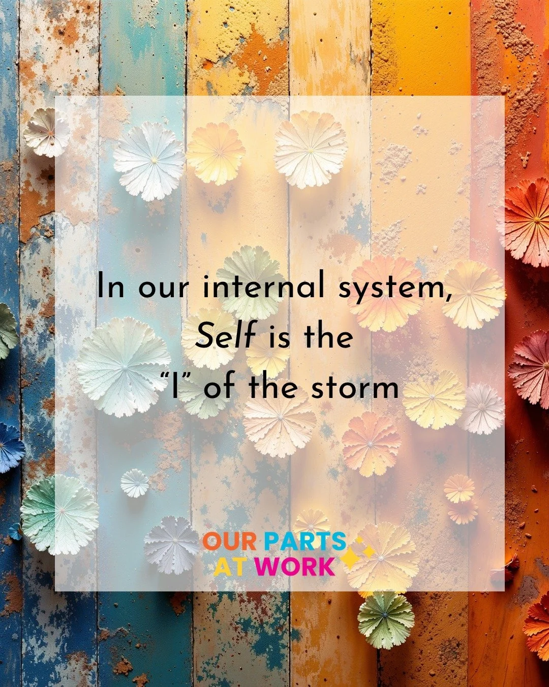 Your parts can feel chaotic and uncomfortable when they get activated. They can even be blended together, so it's really hard to know what is happening. And even more confusing, they can be polarized so one part feels one way, and another part feels 