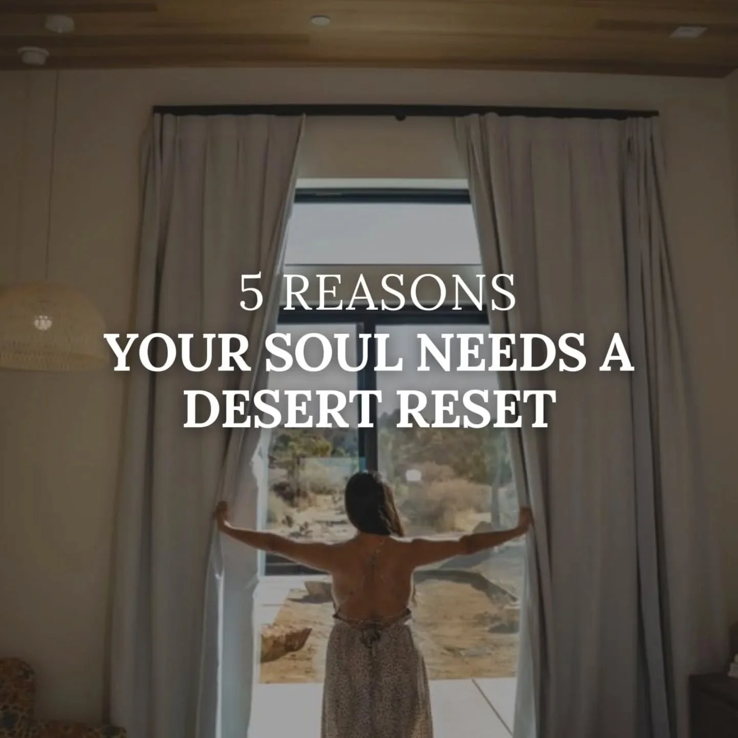 The desert doesn&rsquo;t rush you , it heals you.
 Here, you&rsquo;ll rediscover the art of slow living and mindful presence.

 Save this post for your next peaceful getaway
 Your desert reset is calling,  @CalmaStay.

 #CalmaStay #desertretreat #min