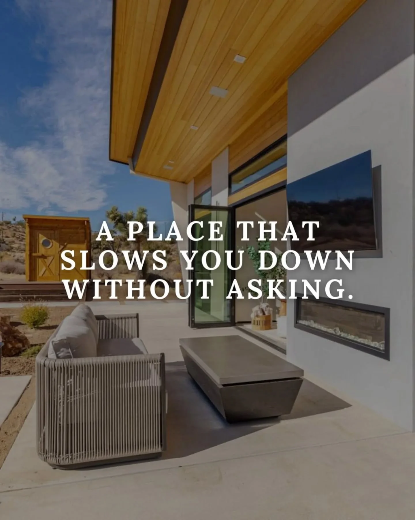 Sometimes you just need to step away to feel like yourself again.

 CalmaStay is your quiet corner in Yucca Valley where everything slows down. A place to reconnect, breathe deeper, and rest in a way you haven&rsquo;t in a long time.

 Save this for 