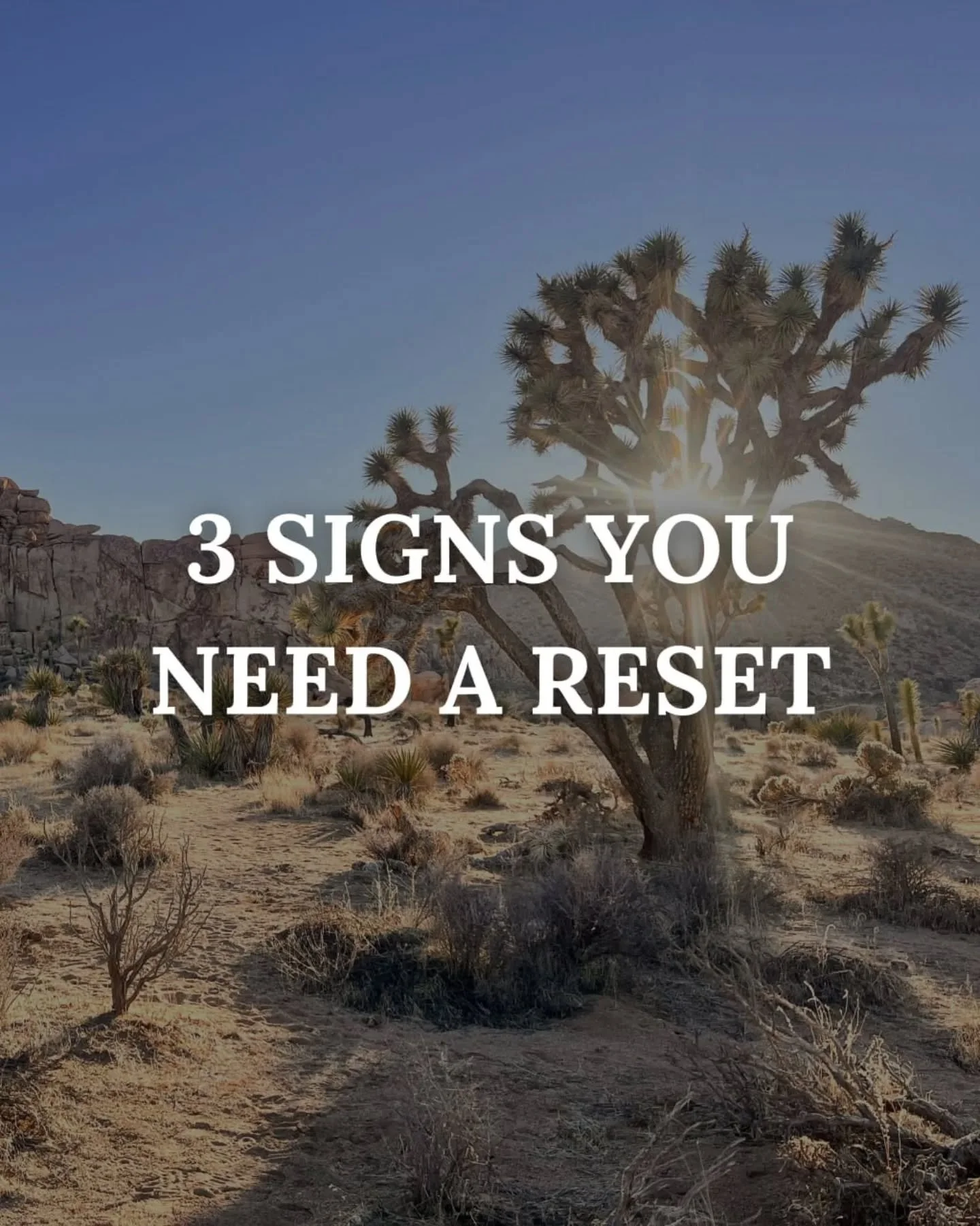 Not all exhaustion is physical.

Sometimes, it&rsquo;s the constant noise.
 The pressure.
 The fast pace of everyday life.
If this feels familiar&hellip;

 you don&rsquo;t just need rest. You need a reset.

Save this for when life starts to feel over