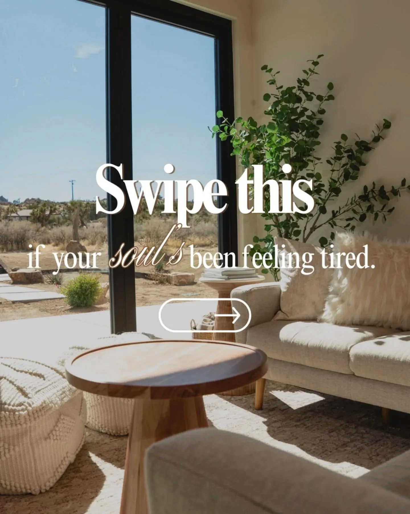 Your mind has been loud lately.
This is your sign to slow down for a weekend. 

Imagine waking up with nowhere to rush, making slow morning coffee and pancakes, spending the day under the desert sun, then ending the night in the jacuzzi with calm mus