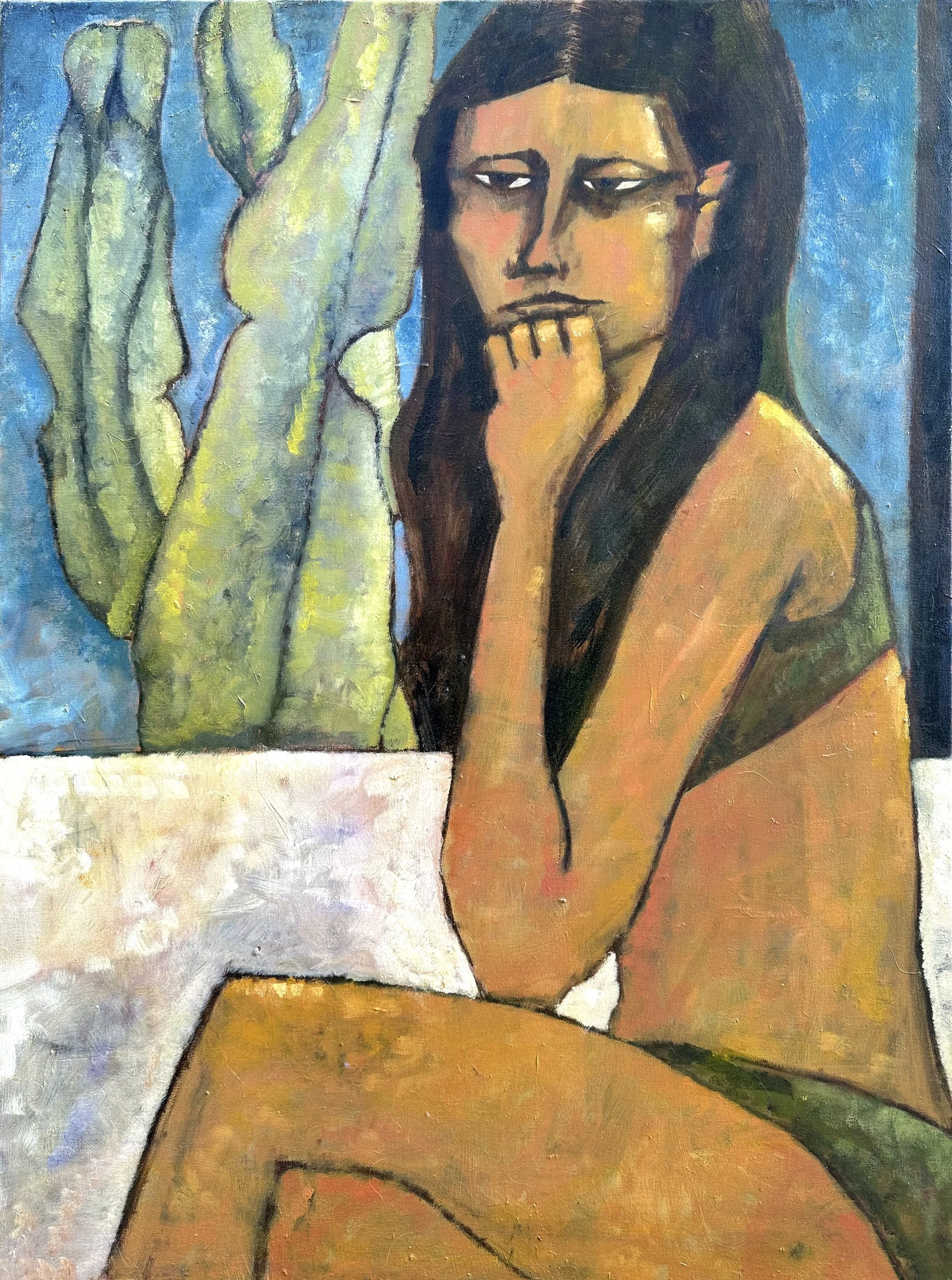 Green Cactus and  Two Piece