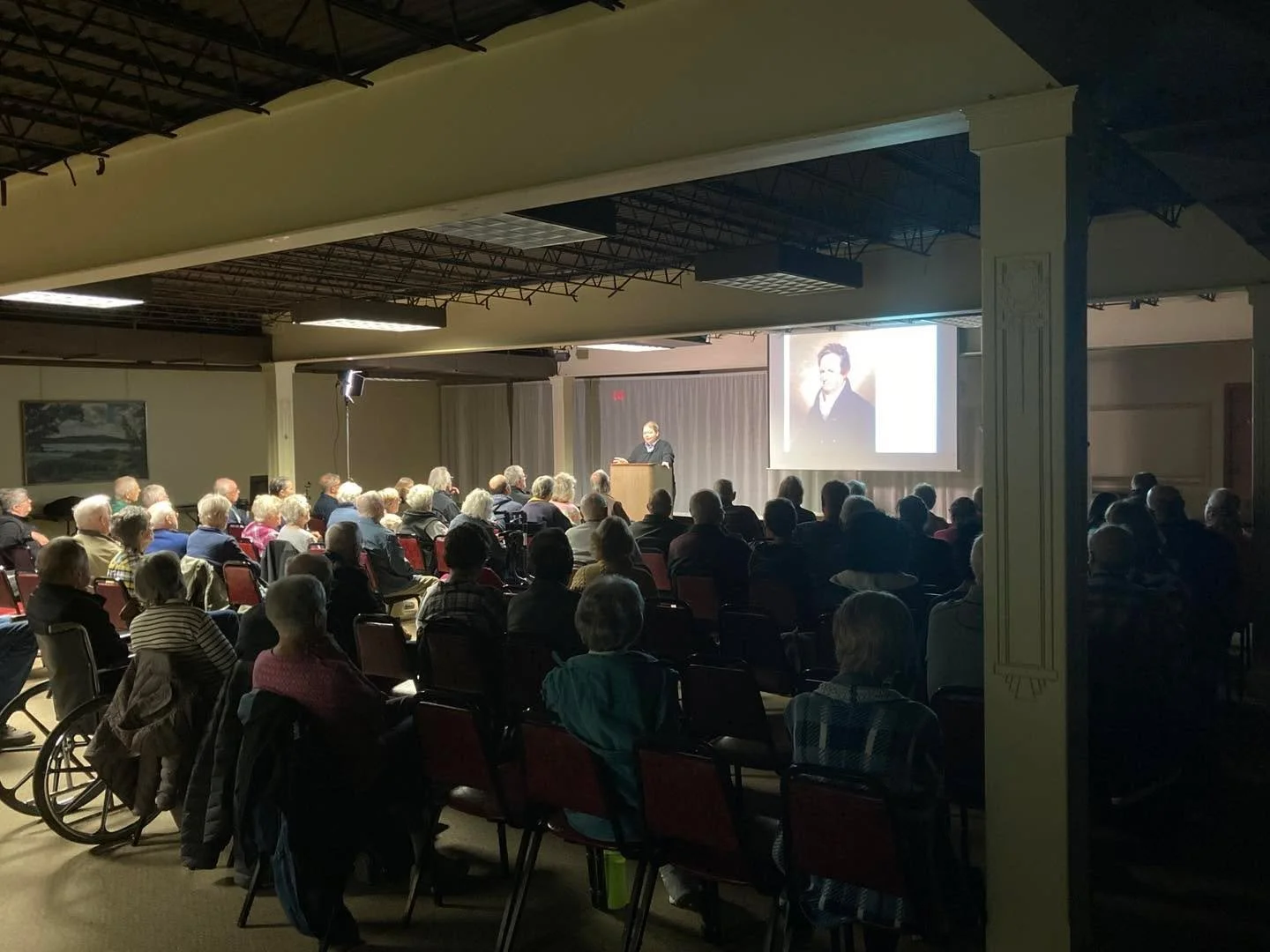 We had a great turnout this afternoon to hear Professor Brett Barker talk about the history of Erie Canal. Thanks to him for another great History Speaks program!