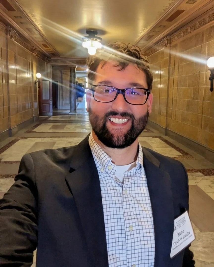 Marathon County Historical Society was honored to be part of History Advocacy Day in Wisconsin at the State Capitol, a statewide event where history advocates come together to thank lawmakers for past support and highlight the essential role of histo