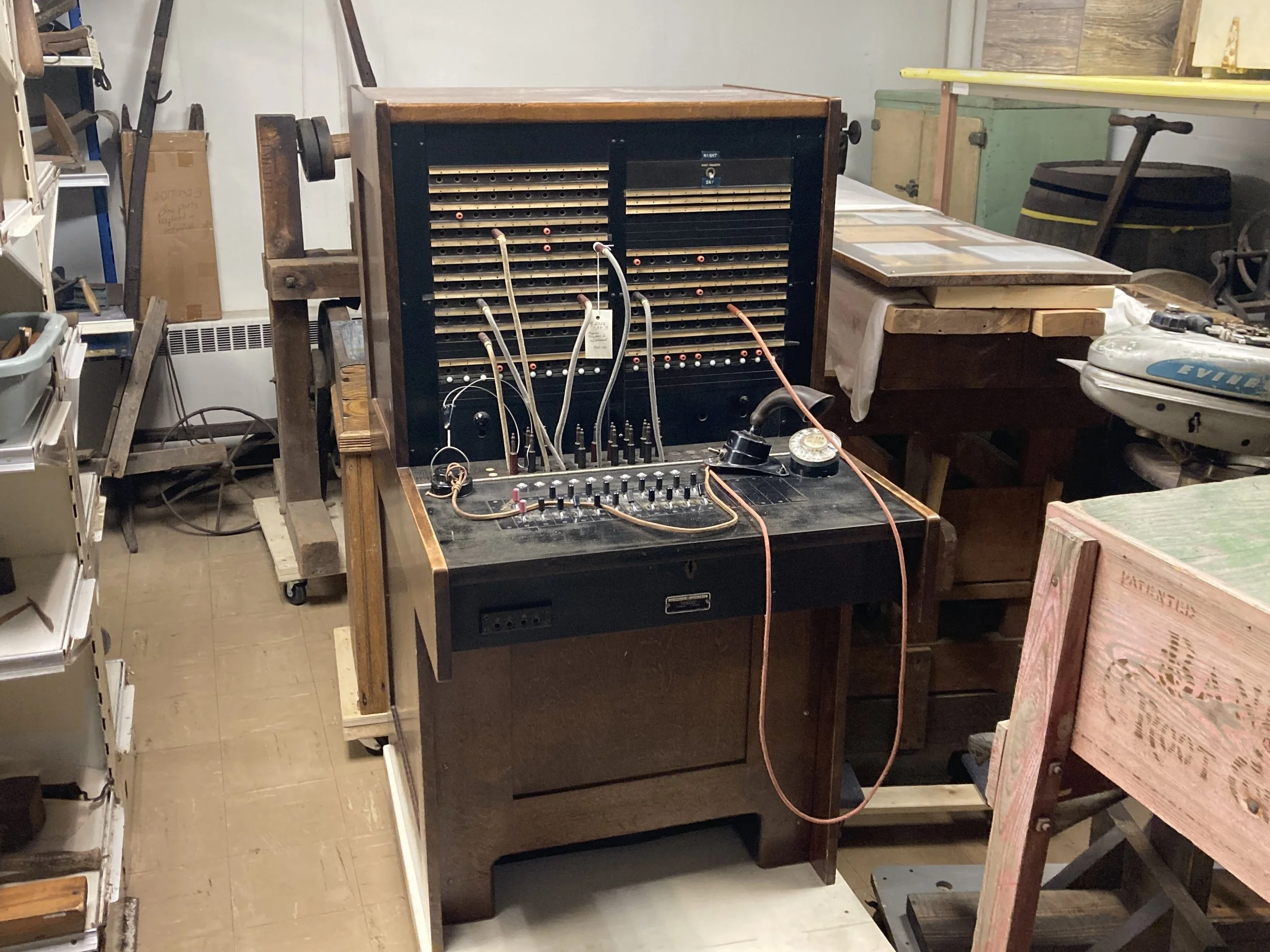A Telephone Switchboard, c.1950