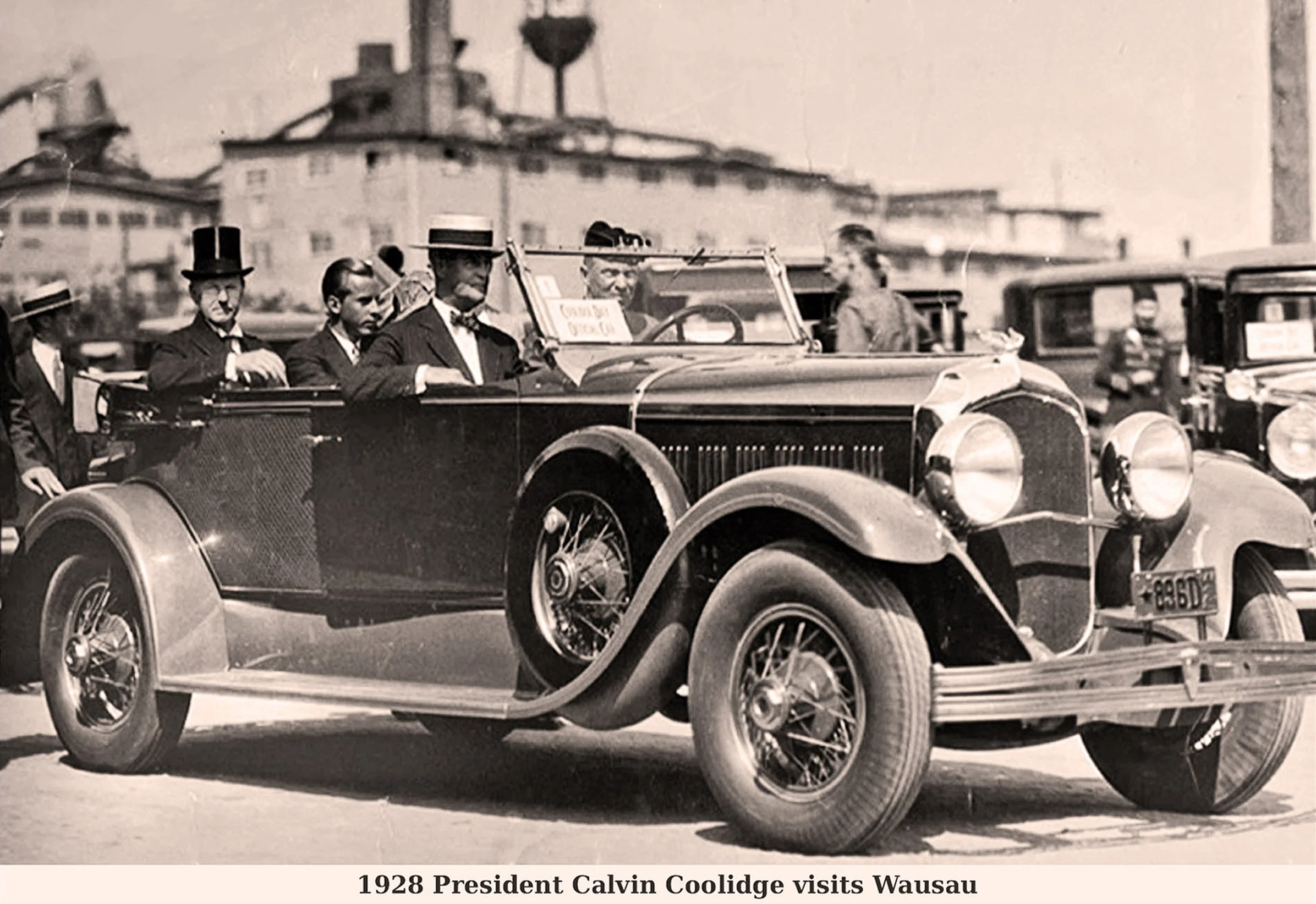 Coolidge Visits Wausau