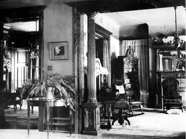 Library and Sitting Room circa 1905