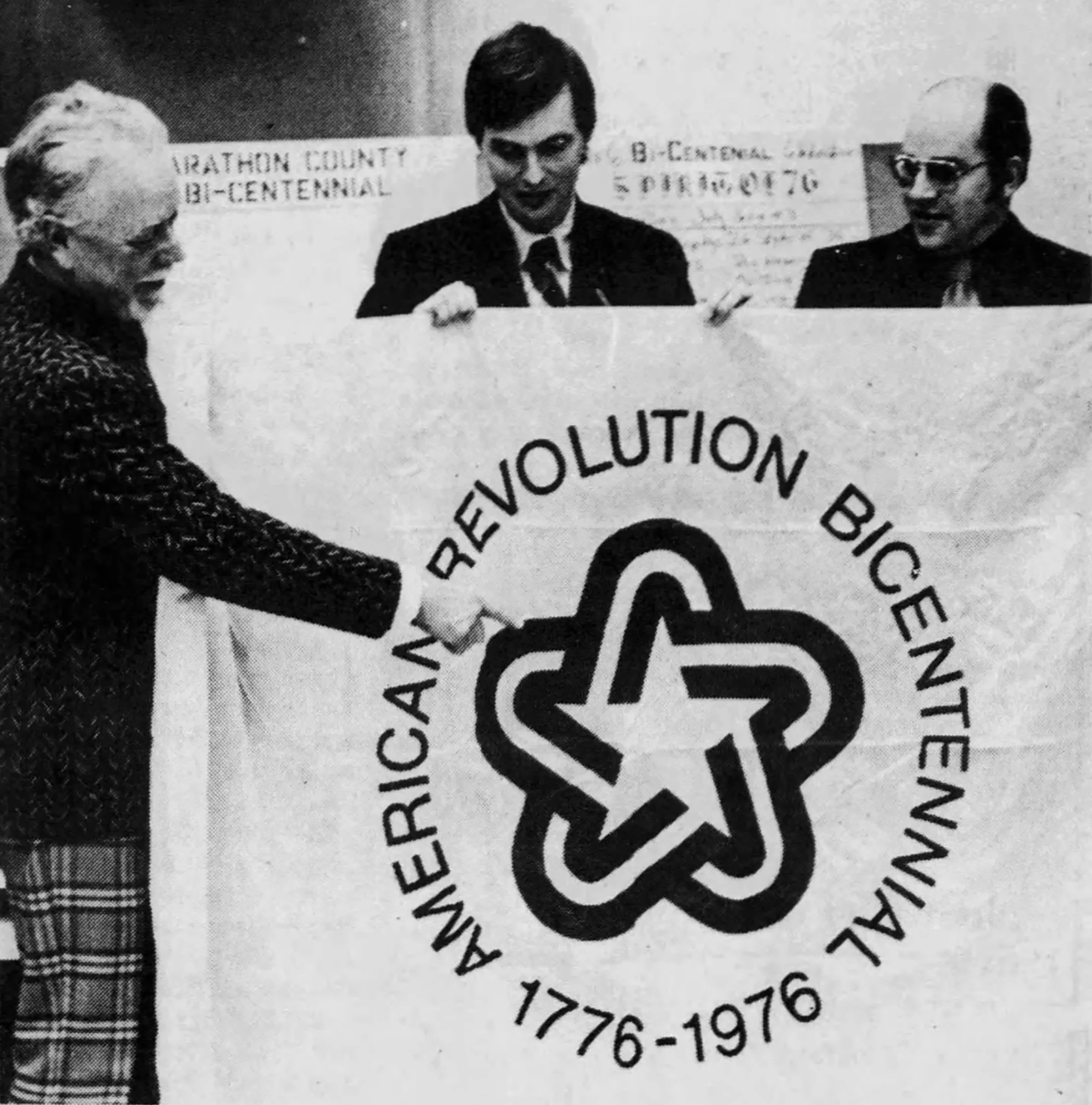 A Bicentennial Flag, 1975
