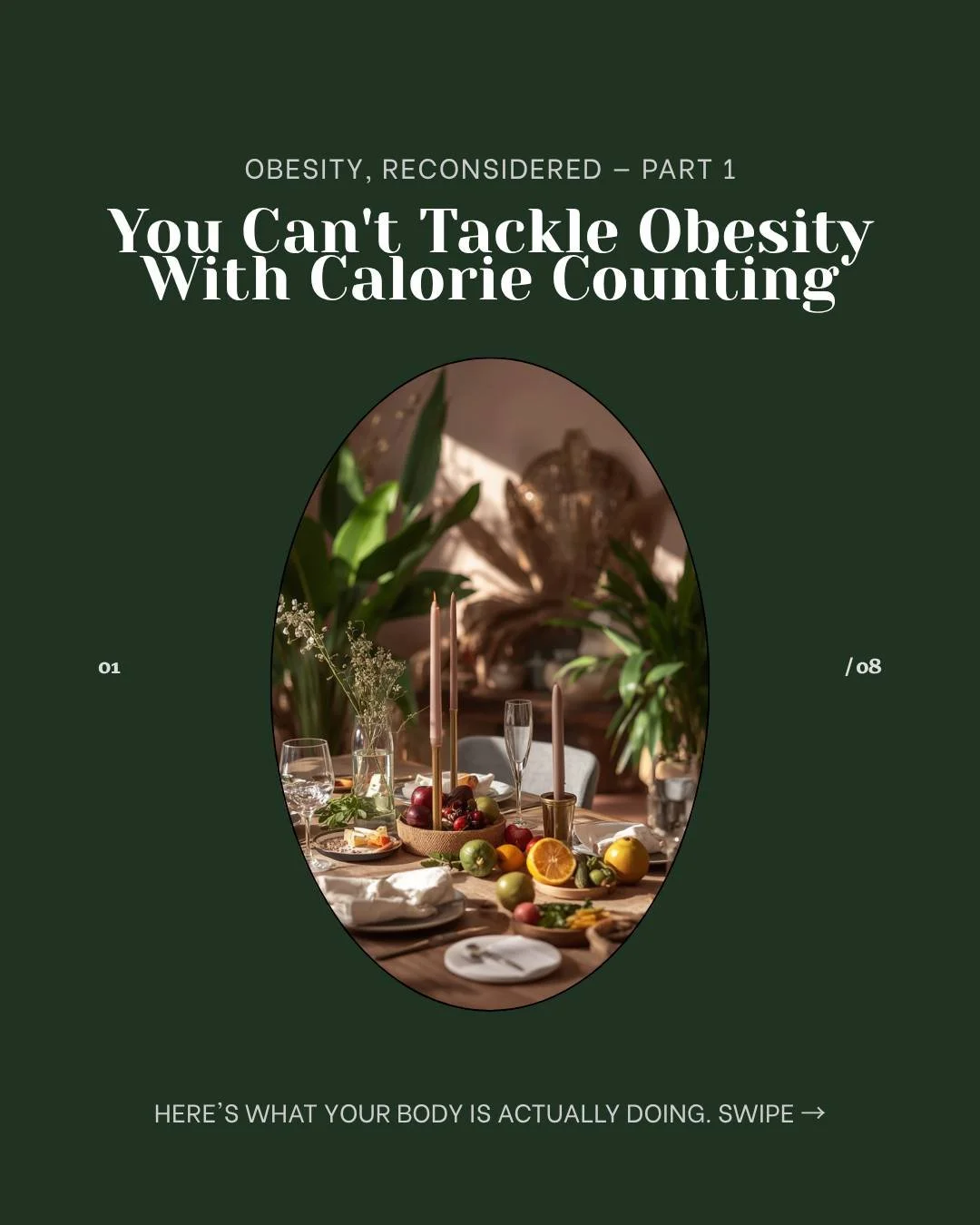 You can't tackle obesity with calorie counting &mdash; and that's not an opinion, it's physiology.
Obesity is a chronic disease of fat tissue and brain signalling, not a discipline problem. Leptin resistance tells your brain you're starving. Insulin 